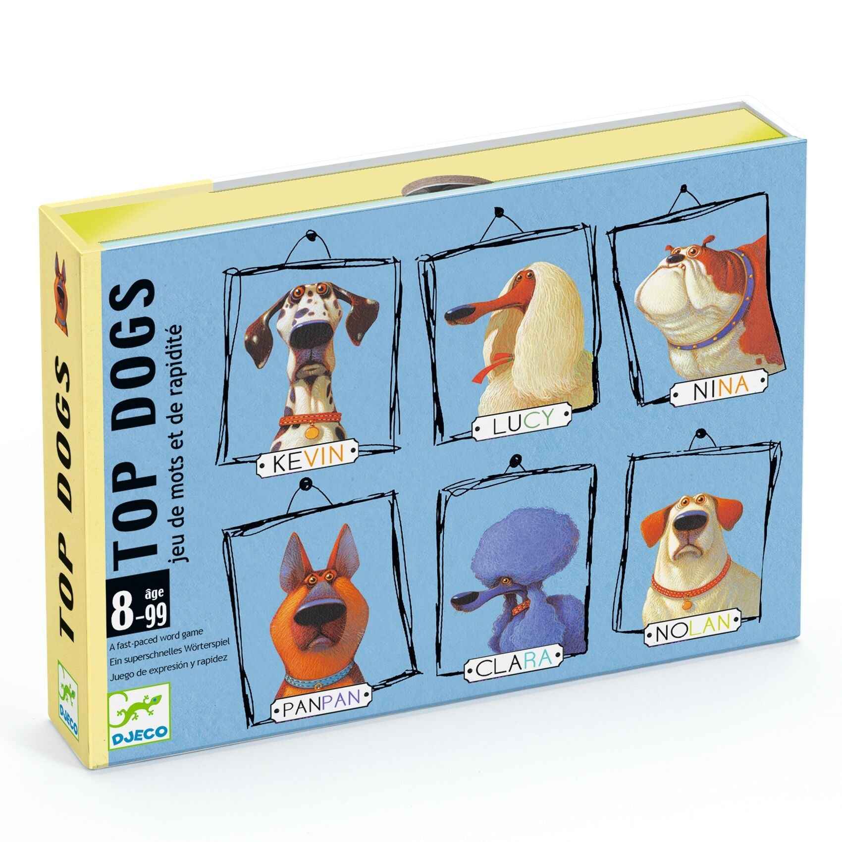 Djeco card game - Top Dogs word game ages 8+