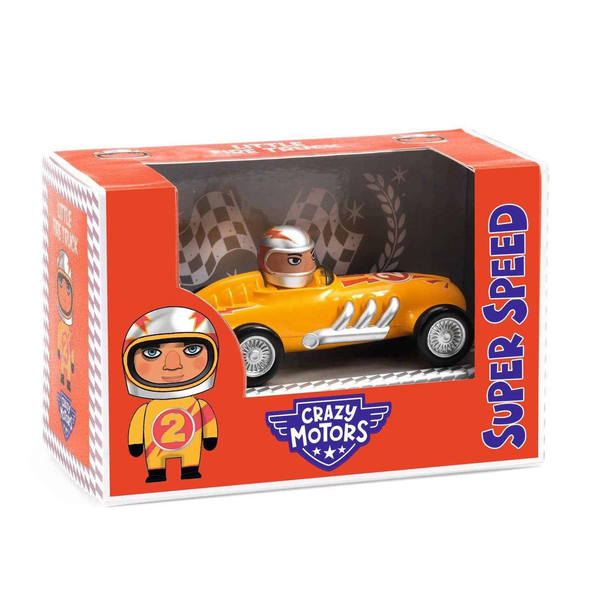 Djeco | Crazy Motors Yellow Super Speed