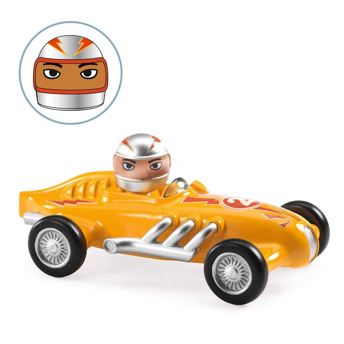 Djeco | Crazy Motors Yellow Super Speed