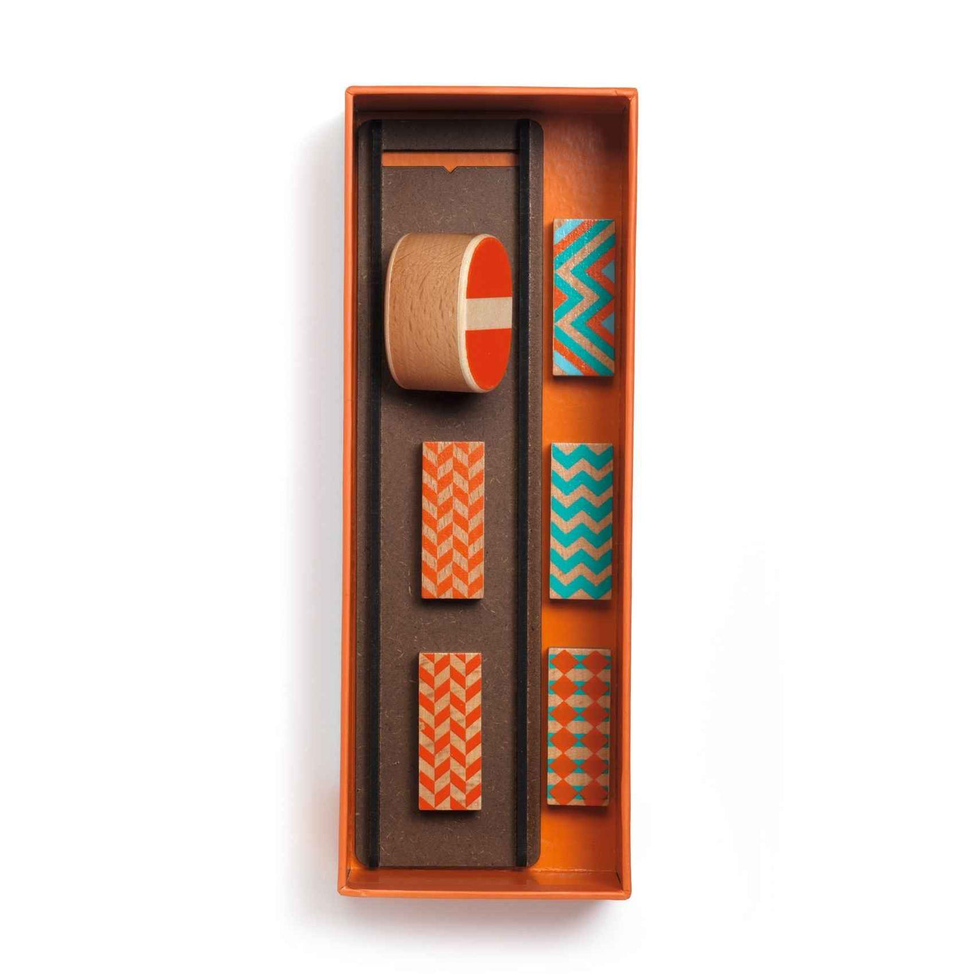 Djeco Zig & Go Chain Reaction Domino Game 7-Piece Set