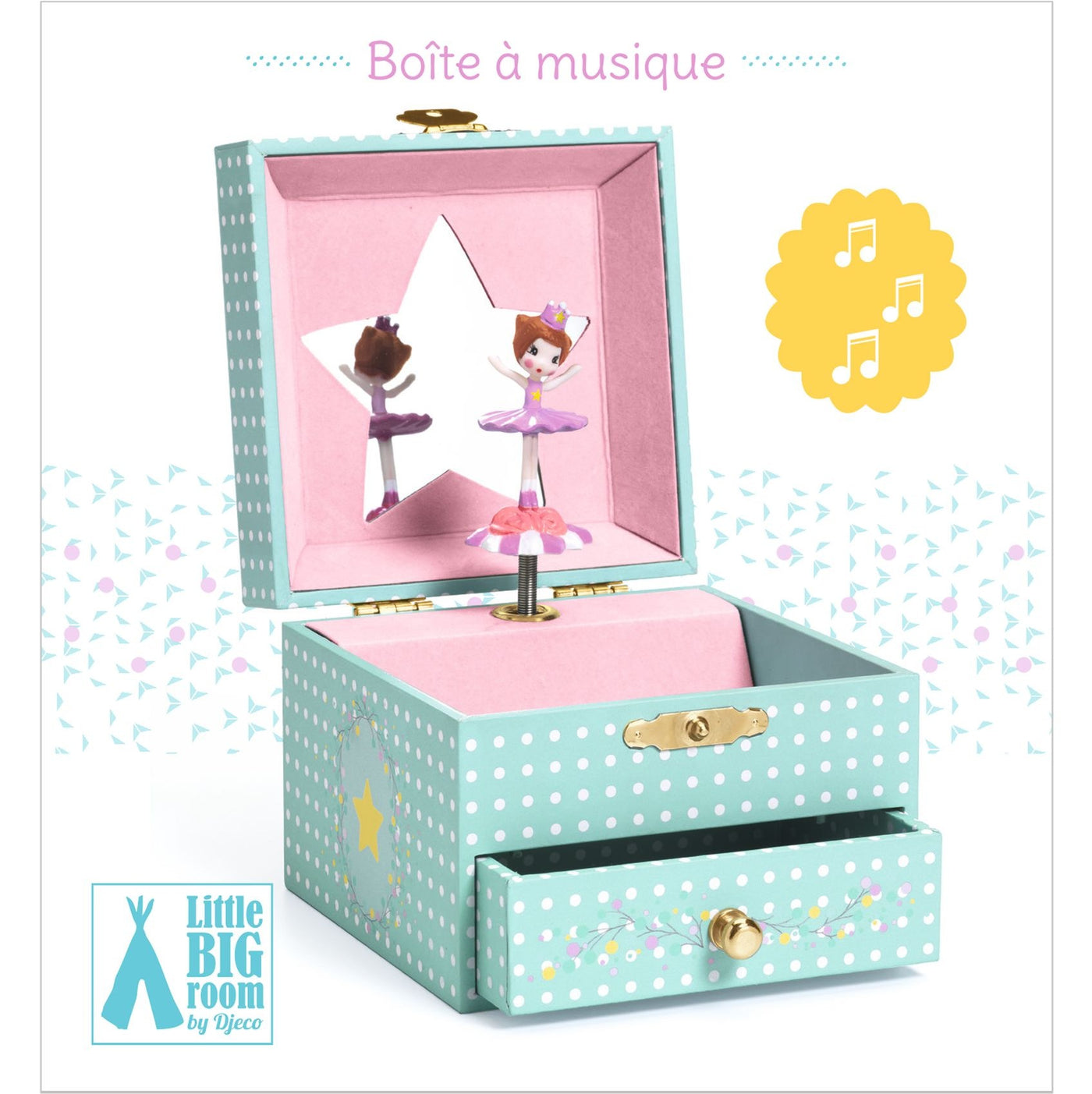 Djeco mini juwelendoos muziekdoosje Ballerina