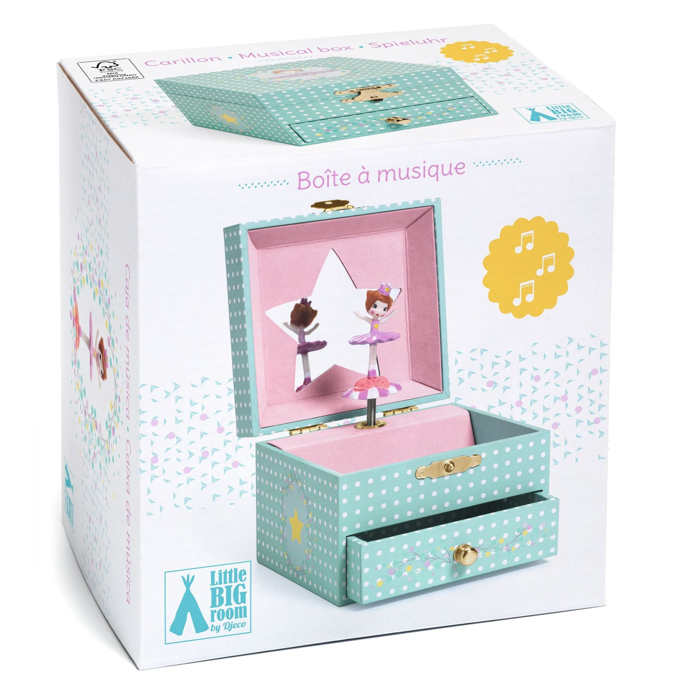 Djeco mini juwelendoos muziekdoosje Ballerina