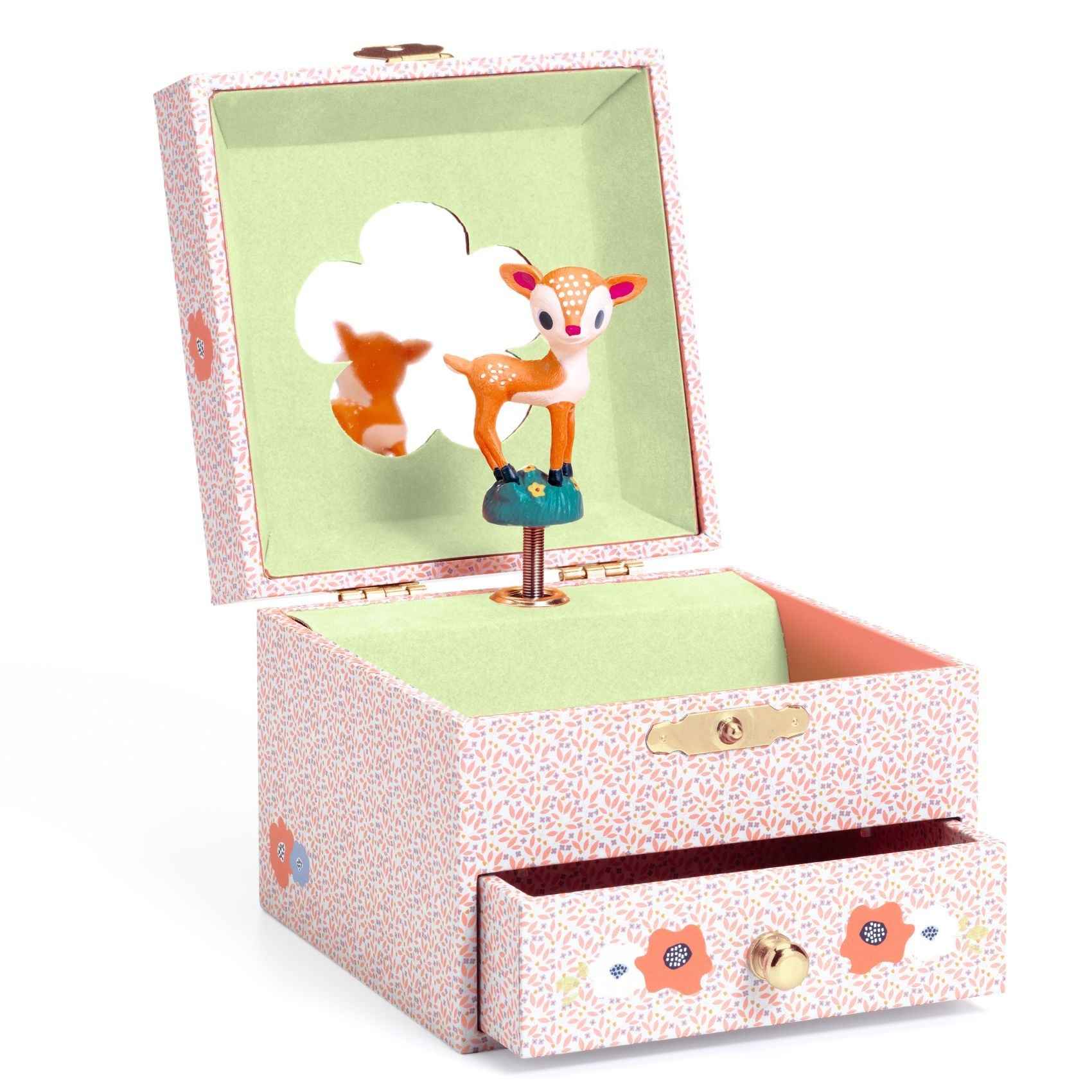 Djeco mini juwelendoos muziekdoosje Bambi