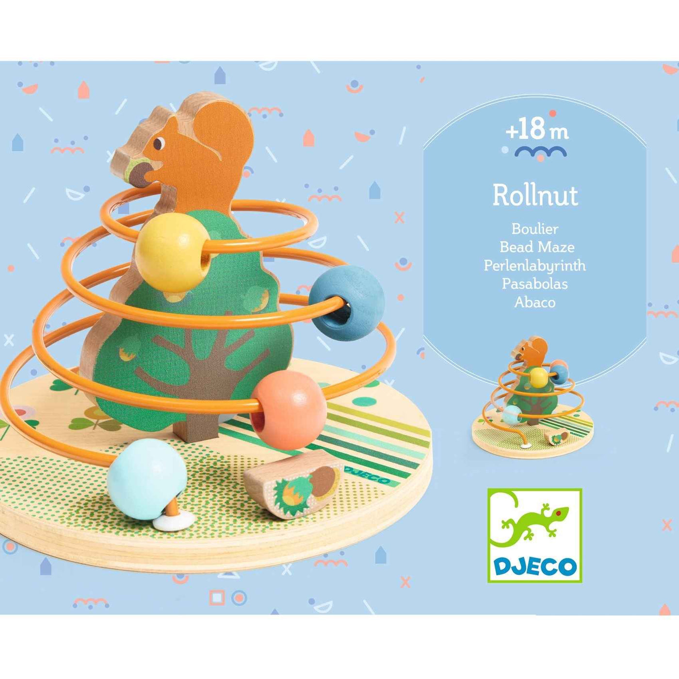 Djeco | RollNut - Bead Maze