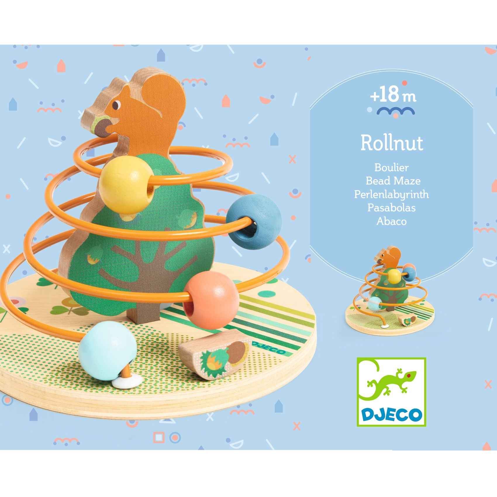 Djeco | RollNut - Bead Maze