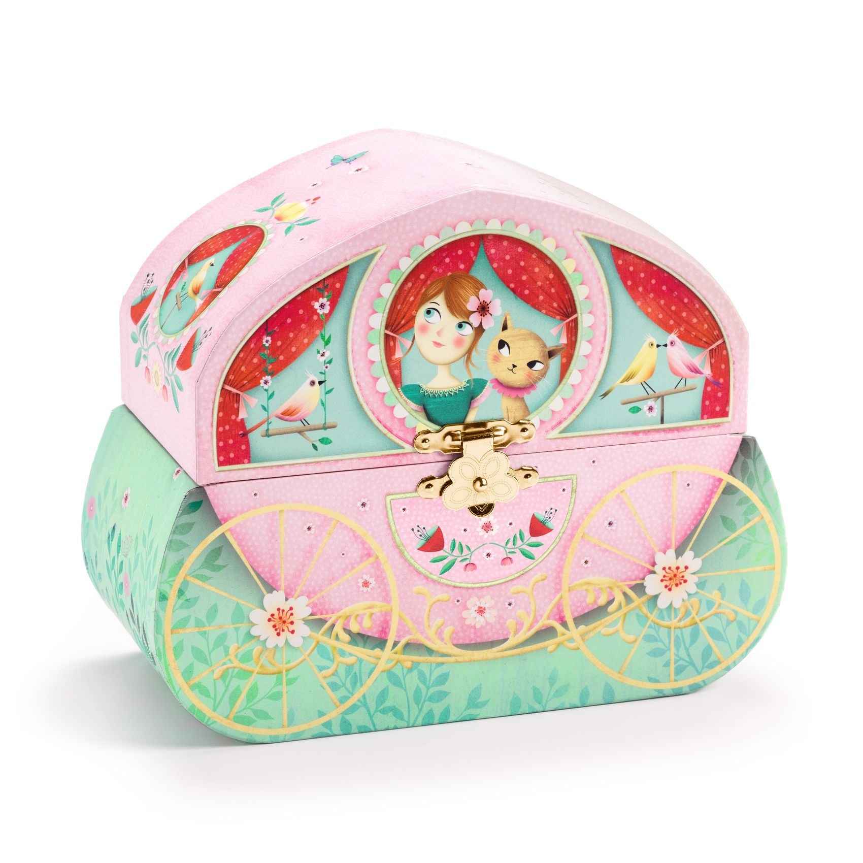 Djeco jewelry box - music box - Fairy Tale Carriage