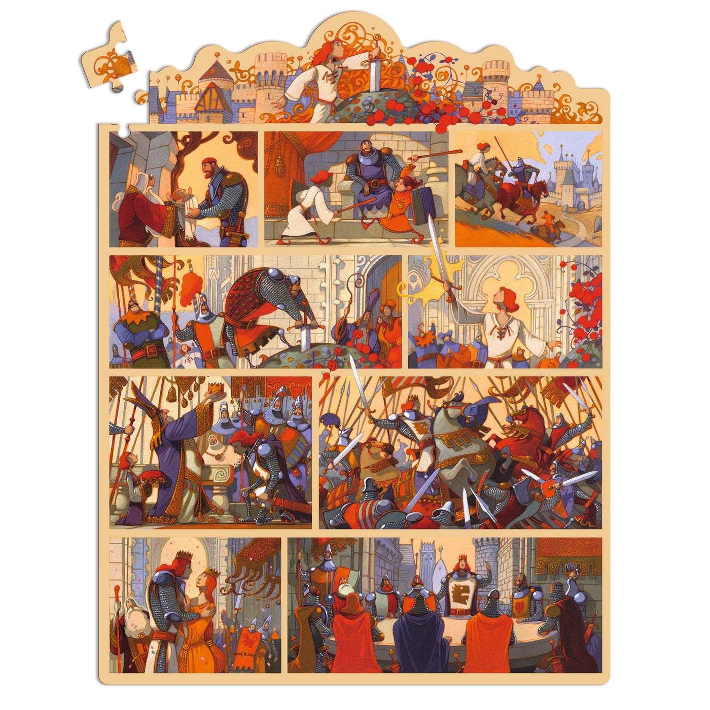 Djeco | King Arthur 100-Piece Puzzle
