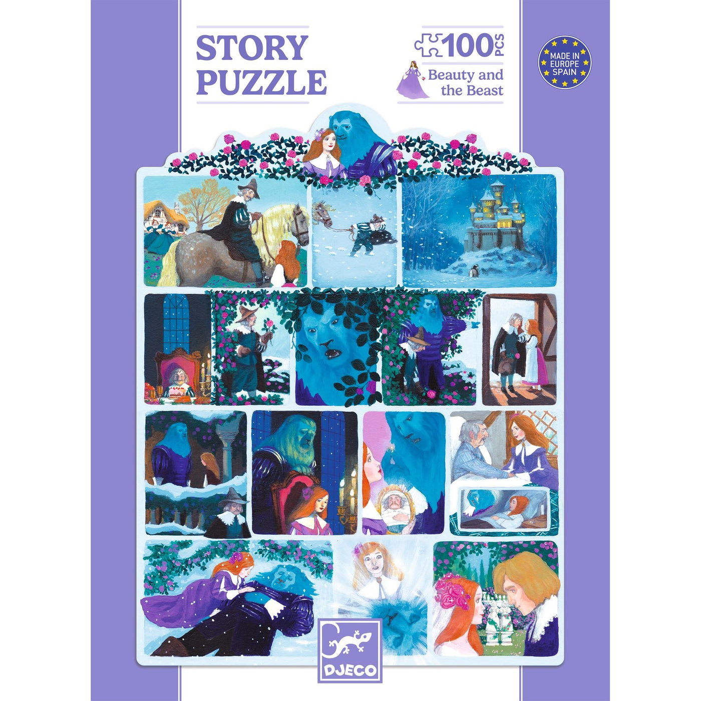 Djeco | Puzzel Belle en het Beest - 100 pcs
