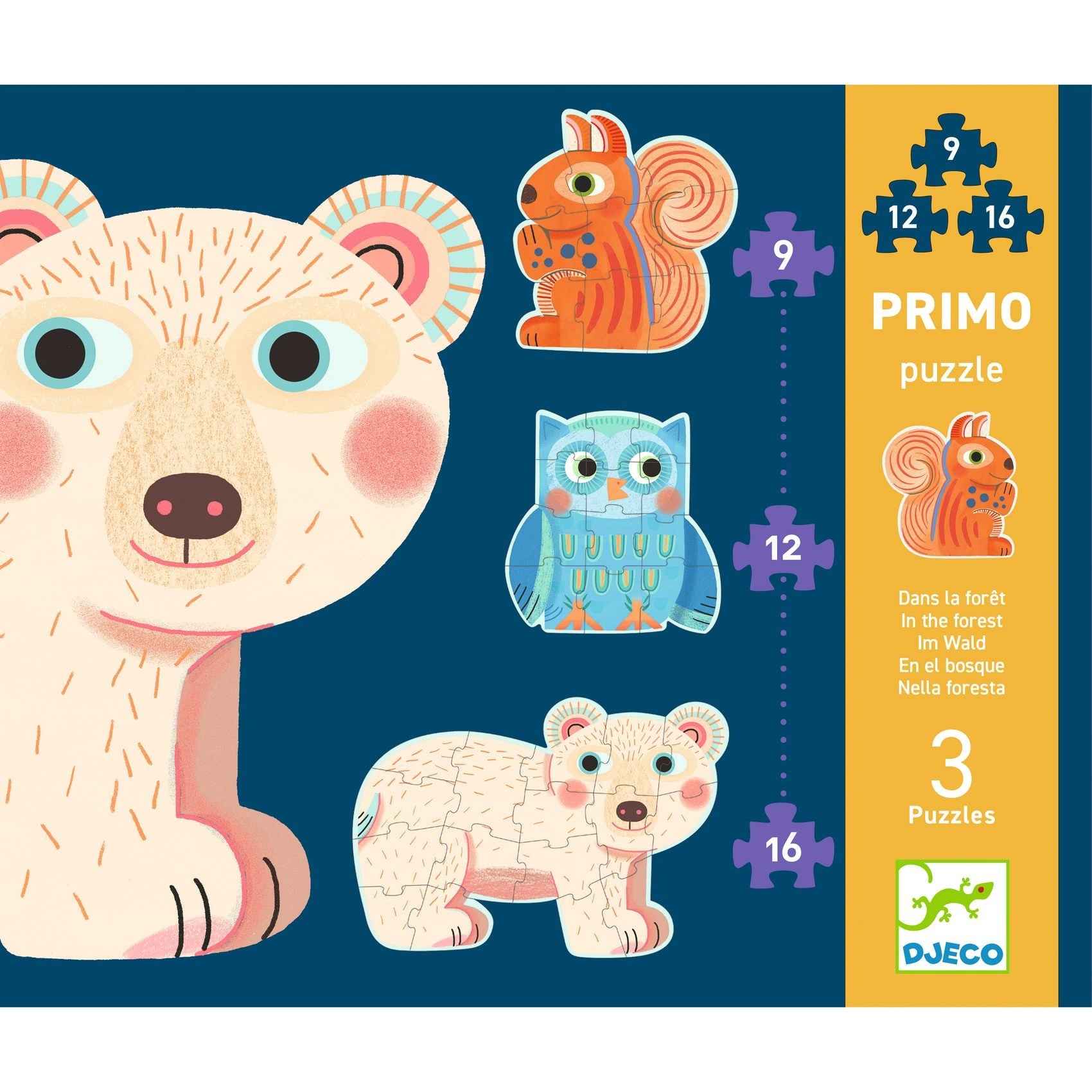 Djeco | Primo Puzzle - In the Forest