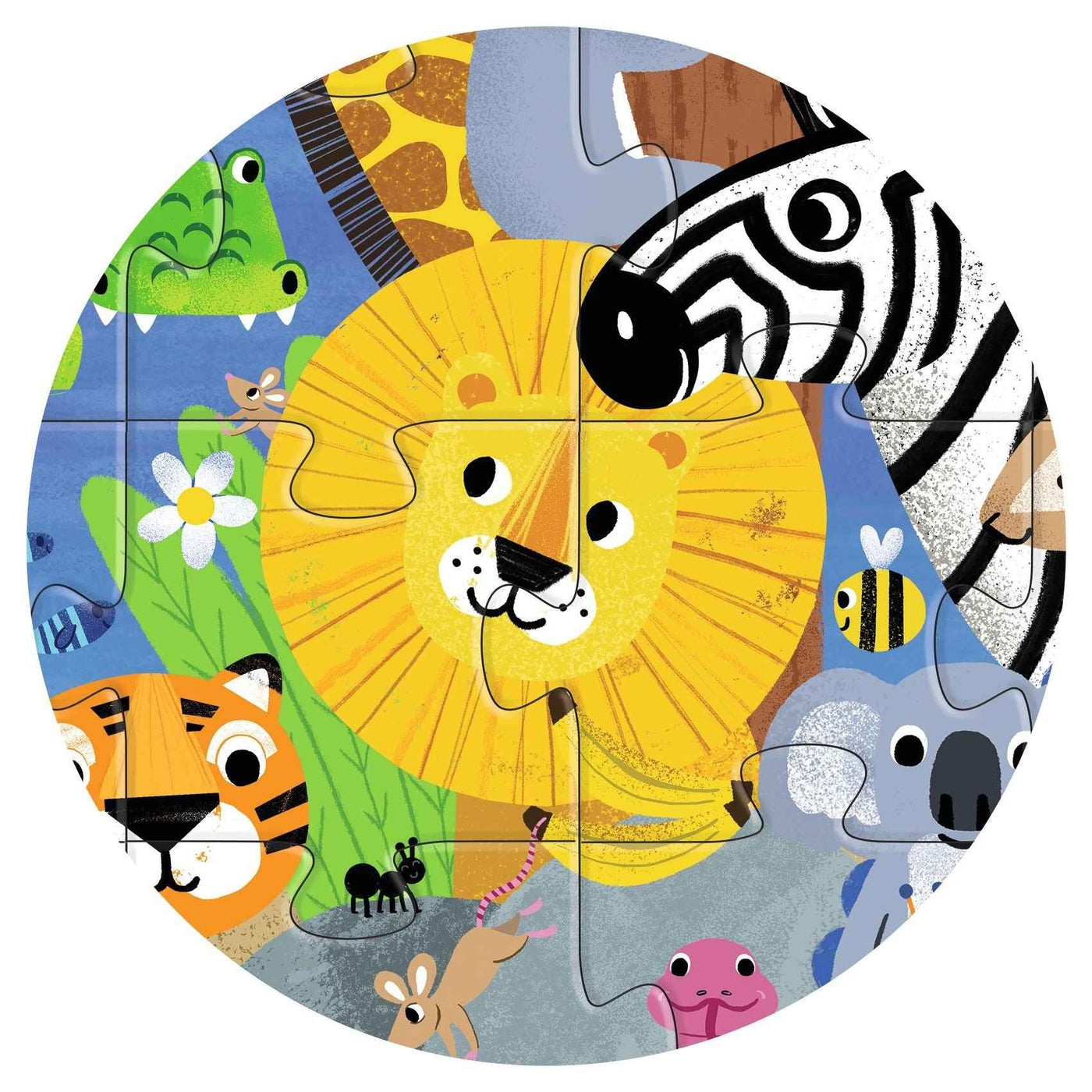 Djeco puzzel 1 tot 10 Jungle - 54 stukjes