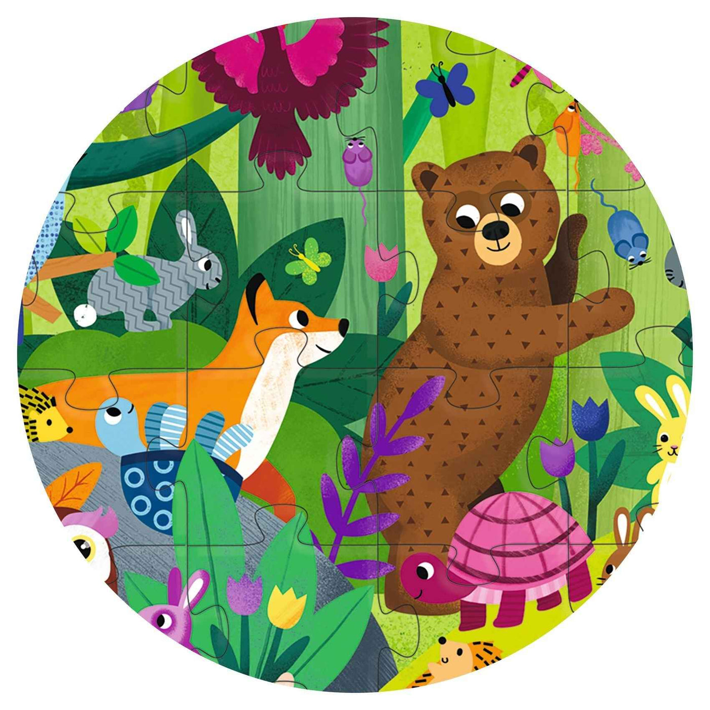 Djeco observatie puzzel bos +4jr 54 stukjes