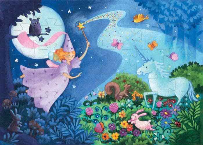 Djeco | The Fairy and the Unicorn Puzzle - 36 Pieces