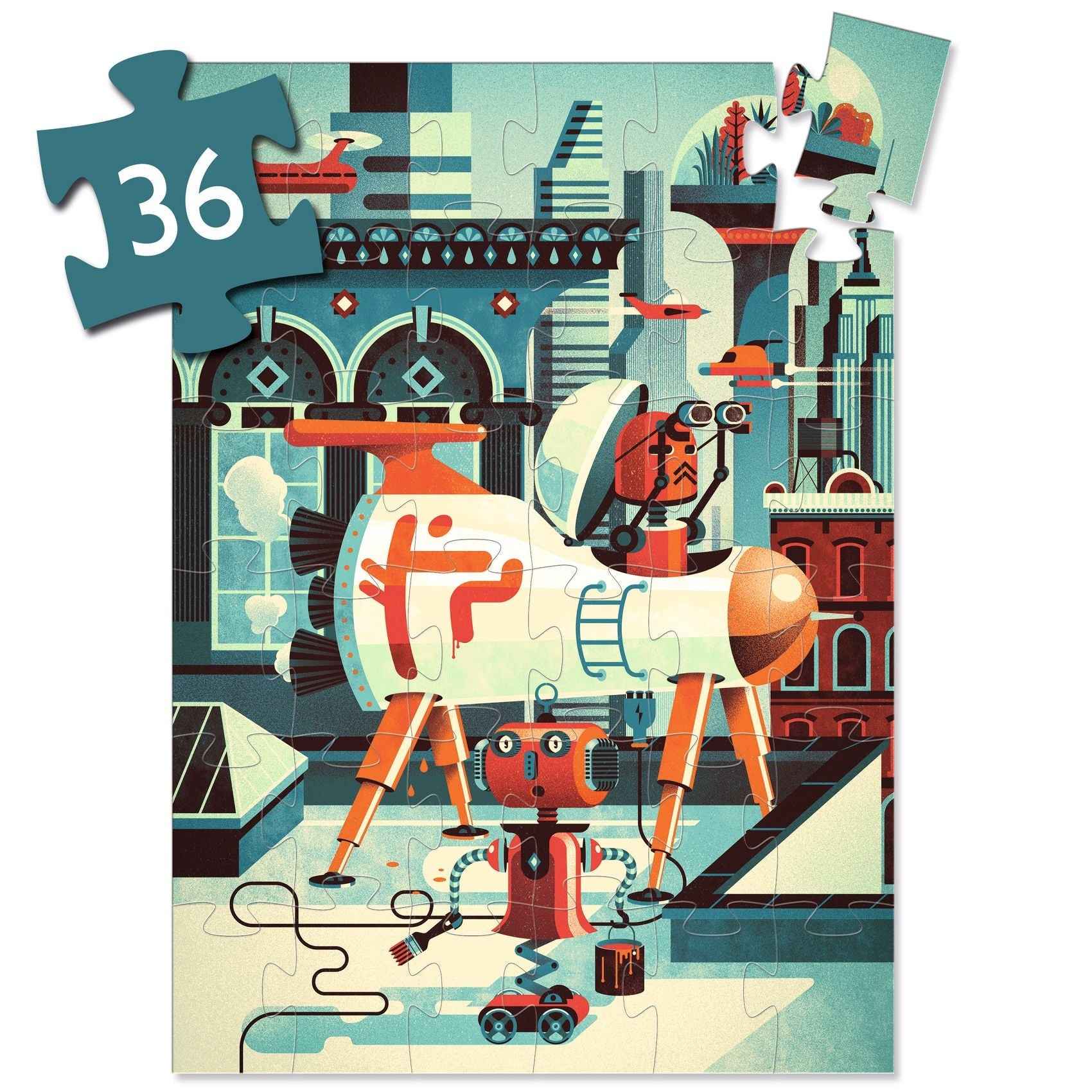 Djeco Bob the Robot 36-piece puzzle