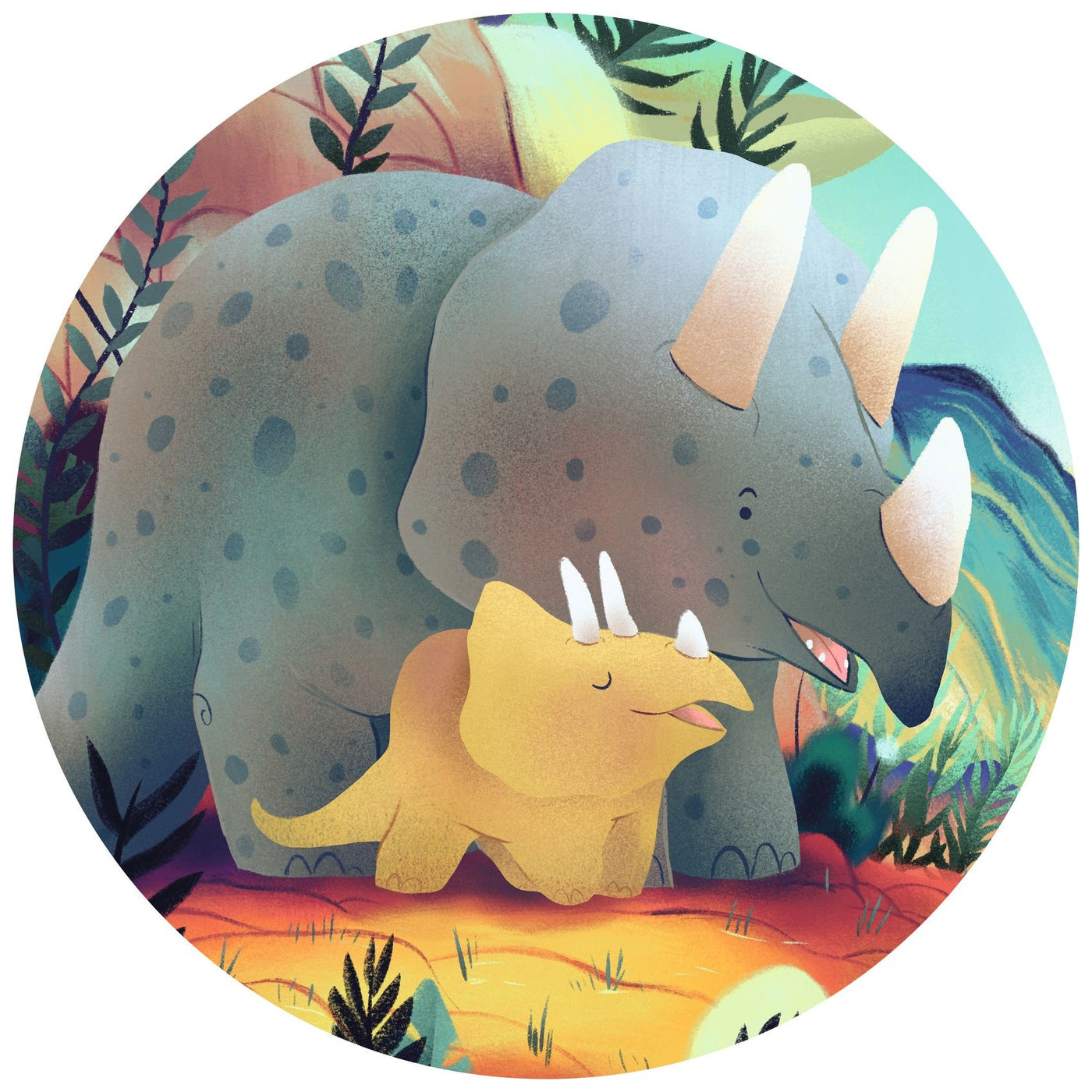 Djeco puzzel Teo de dino 24 stukjes