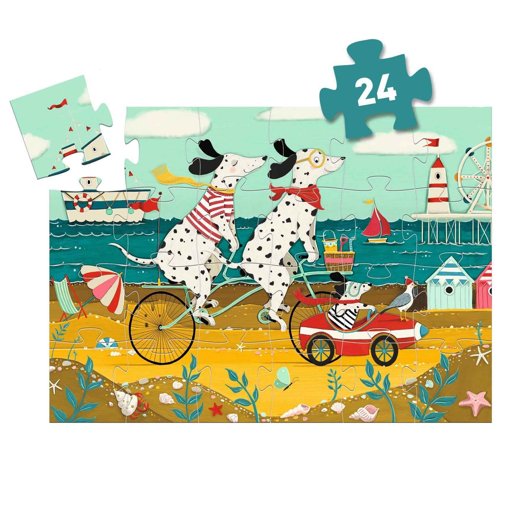 Djeco | Ollie the Dalmatian, 24 pieces