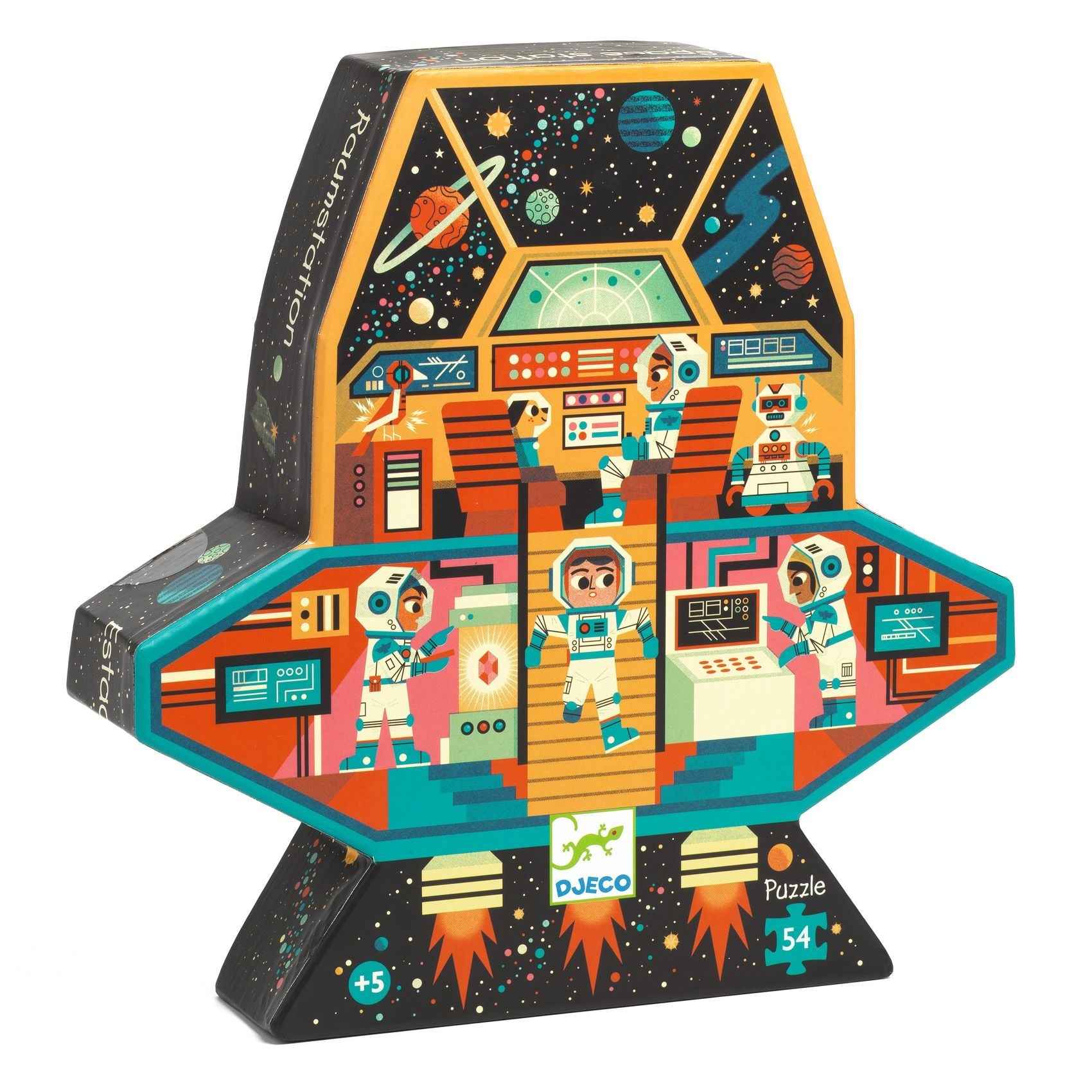 Djeco Puzzel Space Station 54 stukjes