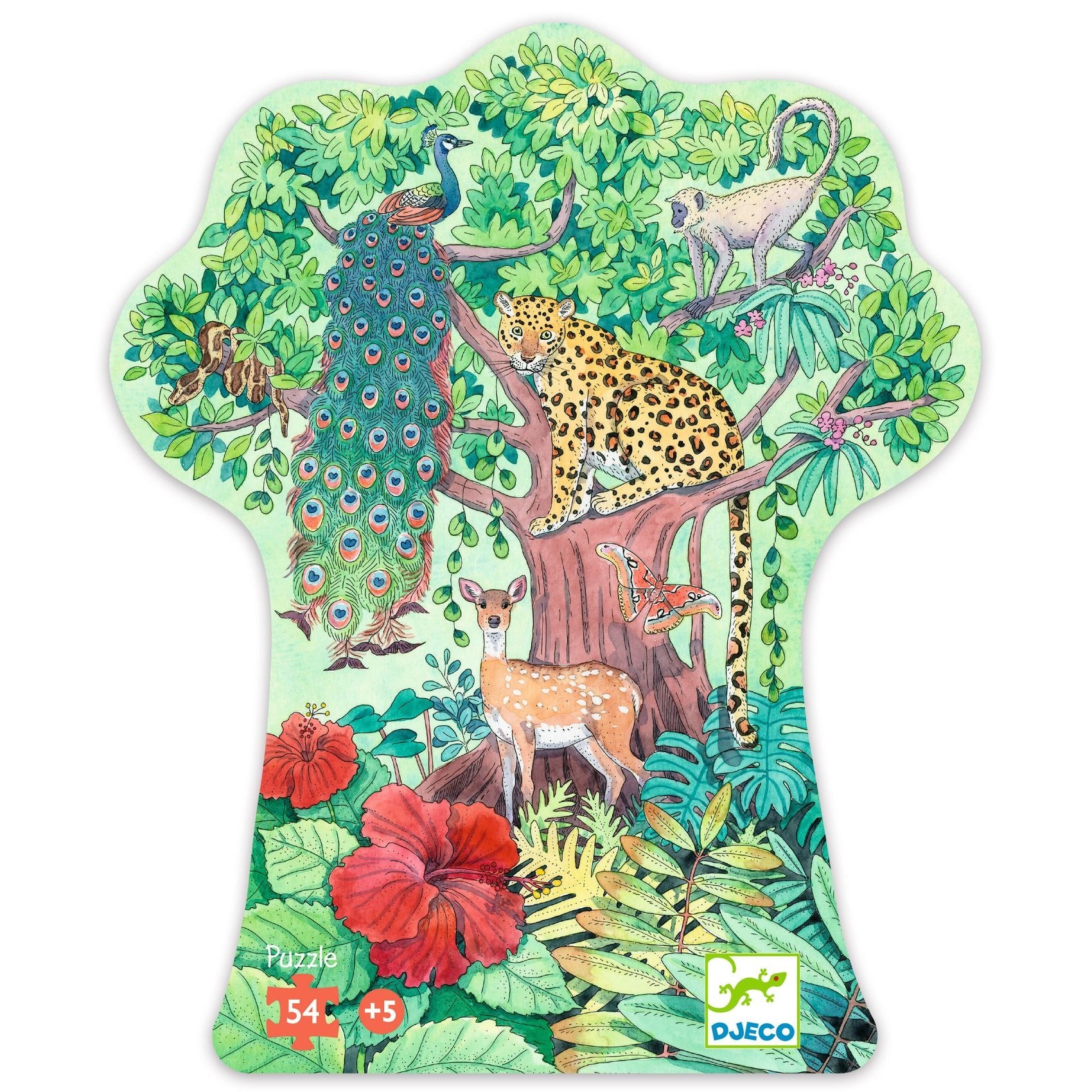 Djeco | Puzzel Indiase Jungle 54 Stuks