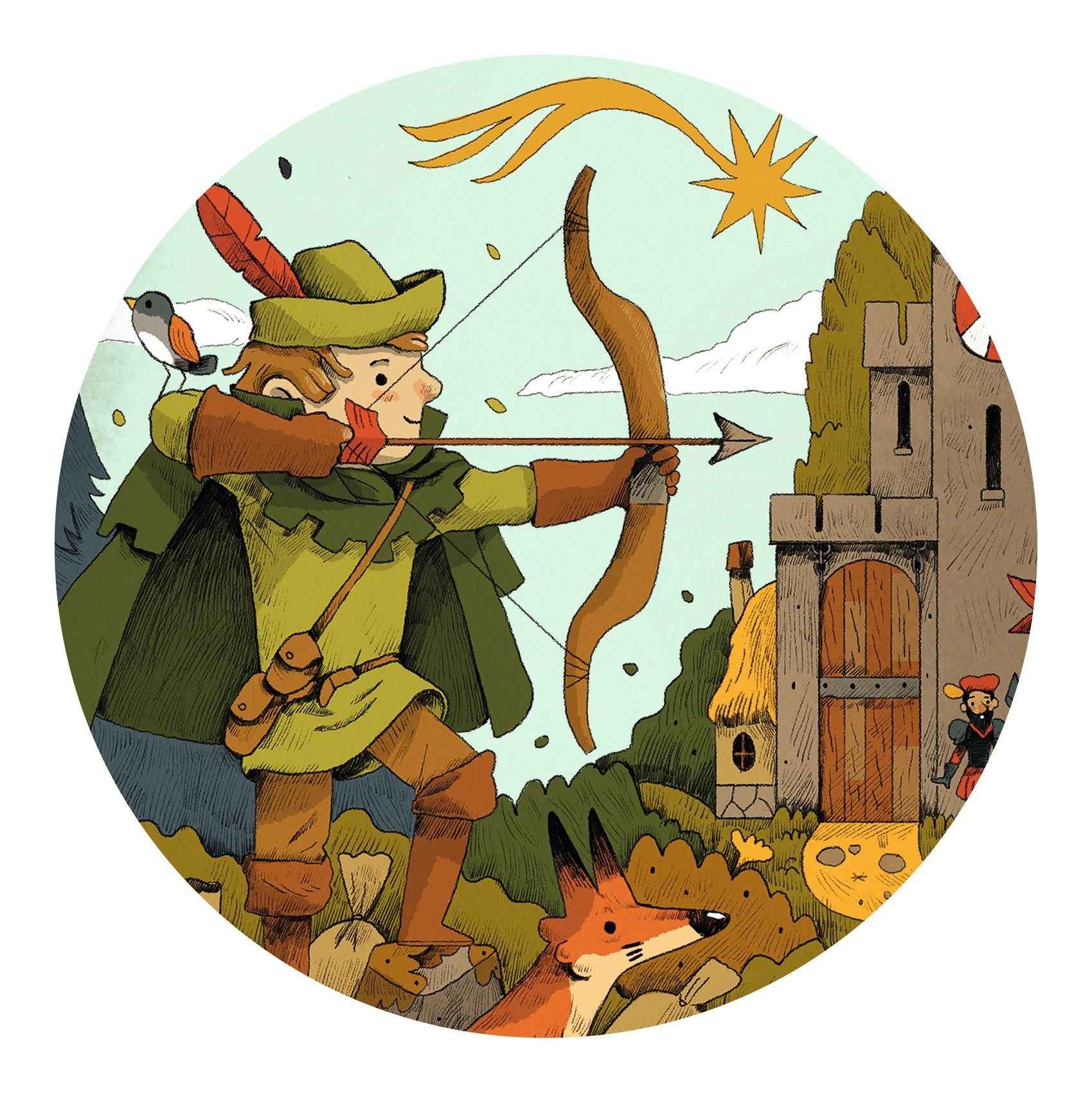 Djeco | Puzzel Robin Hood 36 Stuks