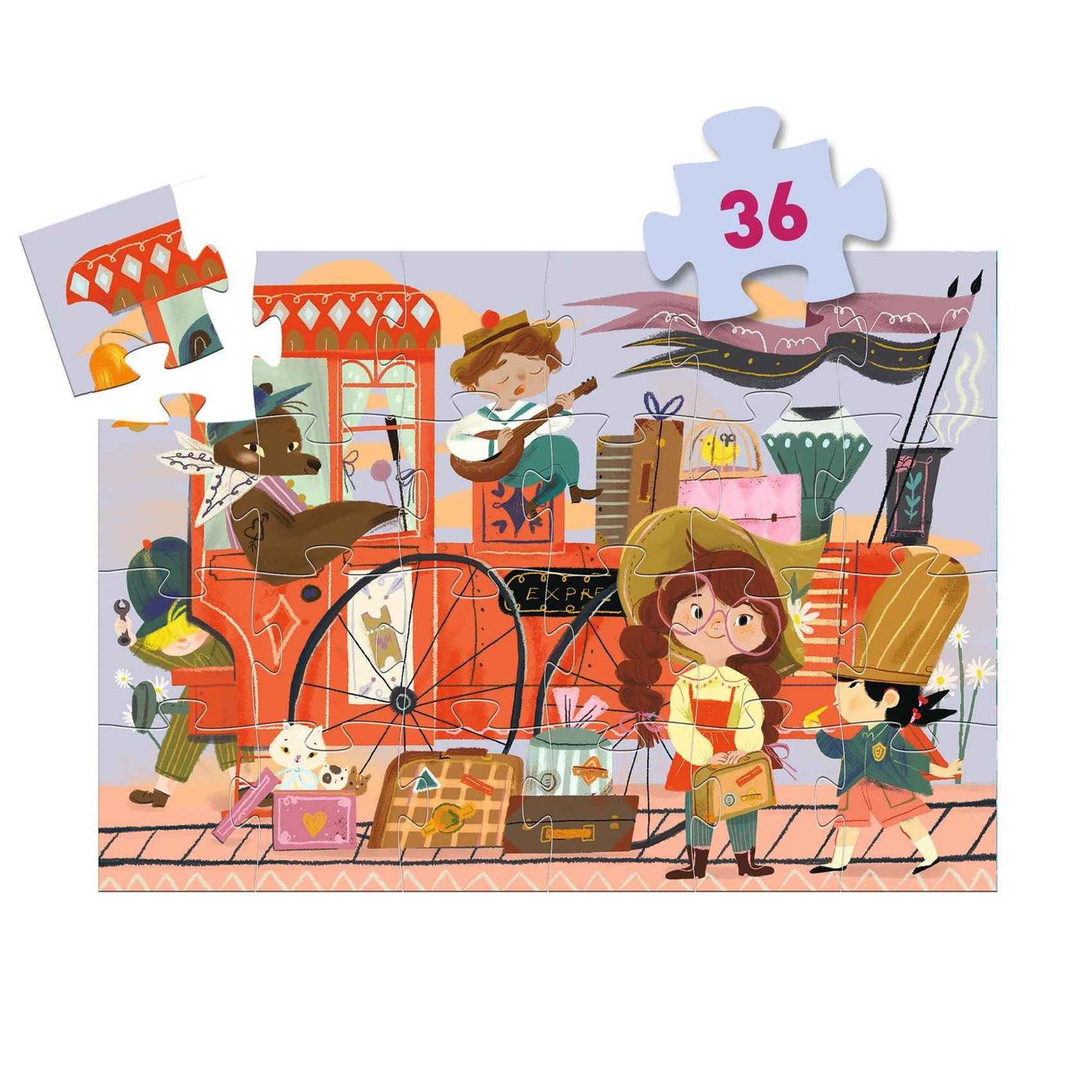 Djeco | Mia's Trip Puzzle 36 Pieces