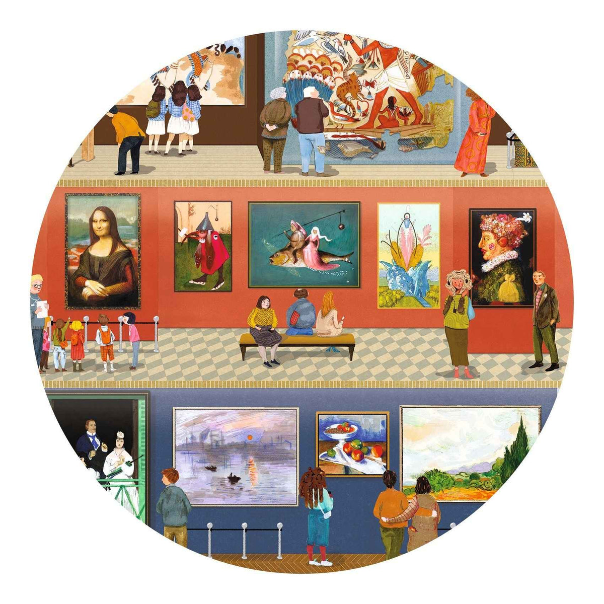 Djeco | In the Museum 200-Piece Puzzle + Booklet
