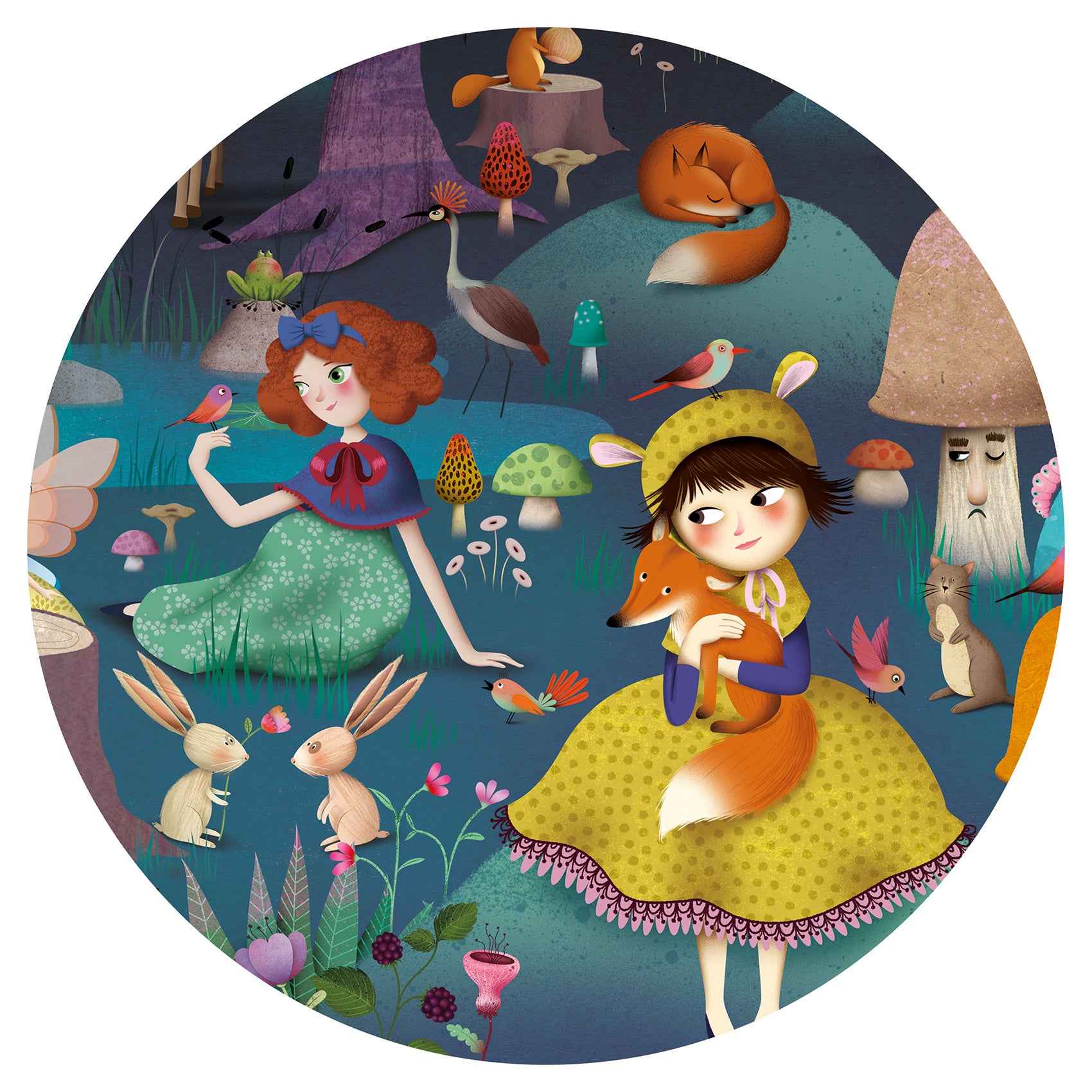 Djeco observation puzzle enchanted forest +5 years 100 pieces