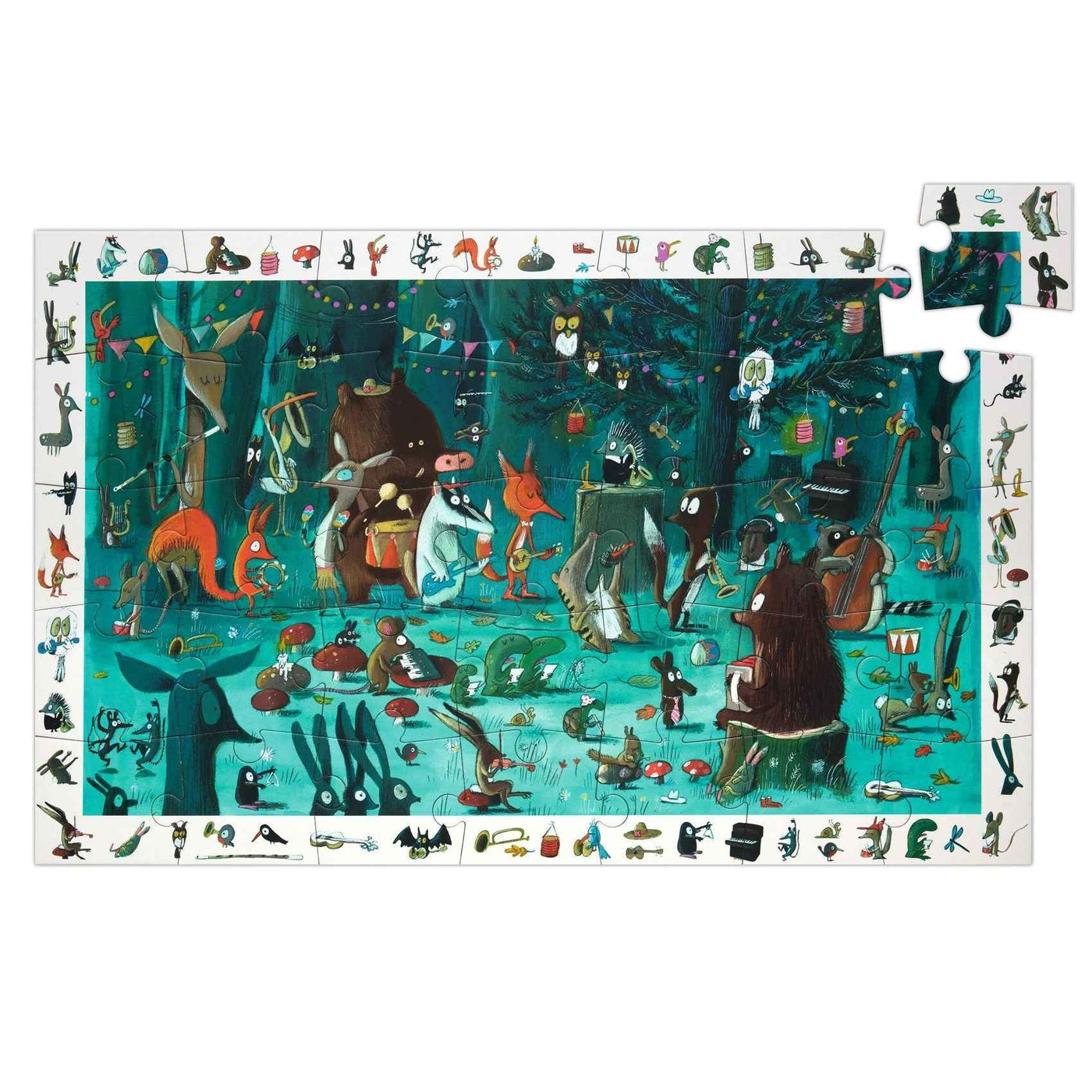 Djeco | Observatiepuzzel The orchestra 35 Stuks