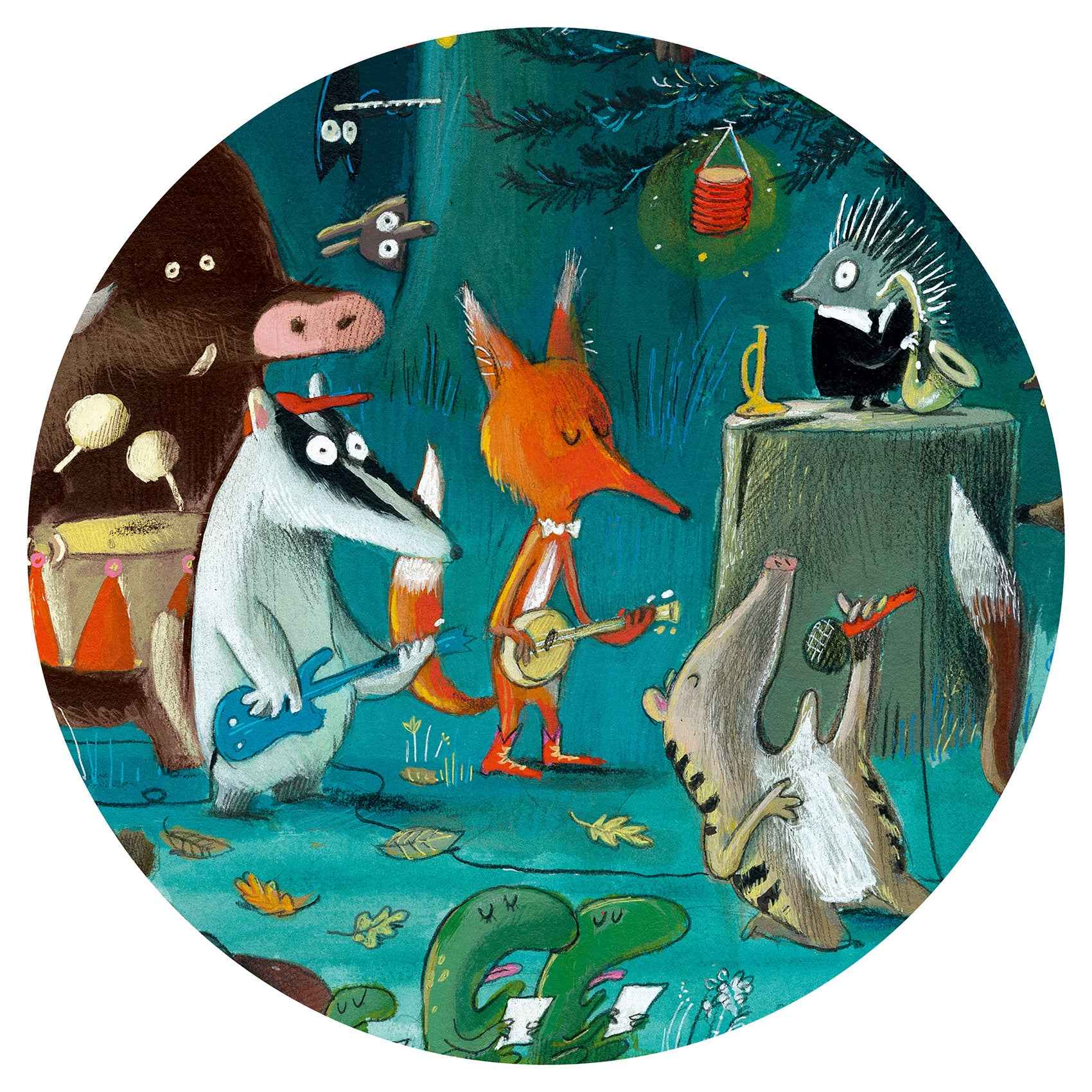 Djeco | Observatiepuzzel The orchestra 35 Stuks