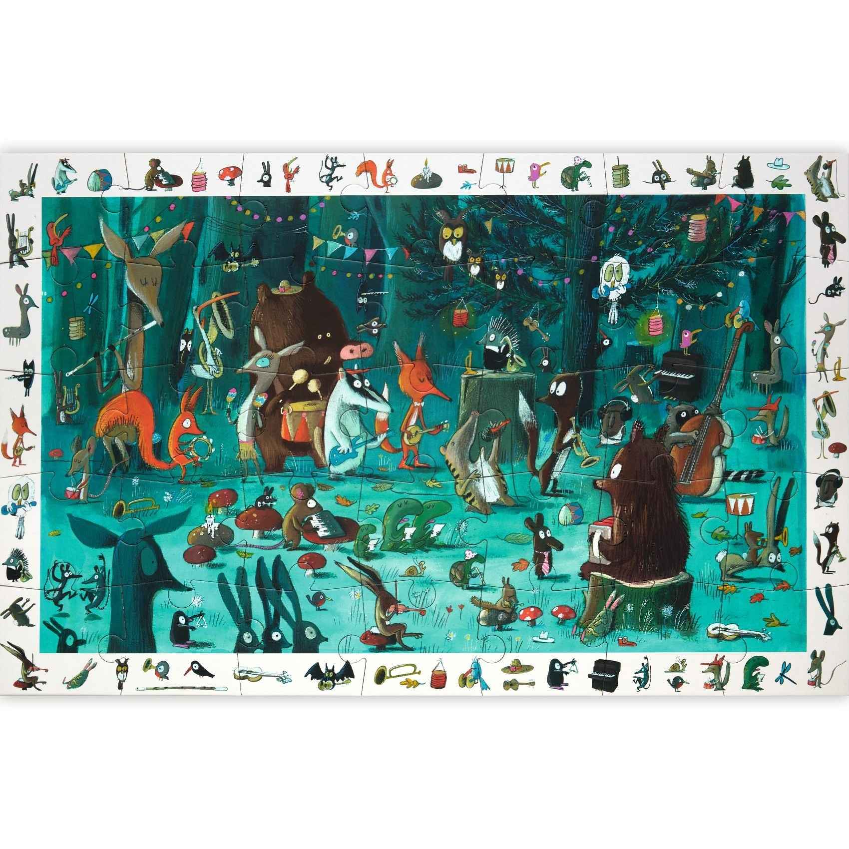 Djeco | Observatiepuzzel The orchestra 35 Stuks