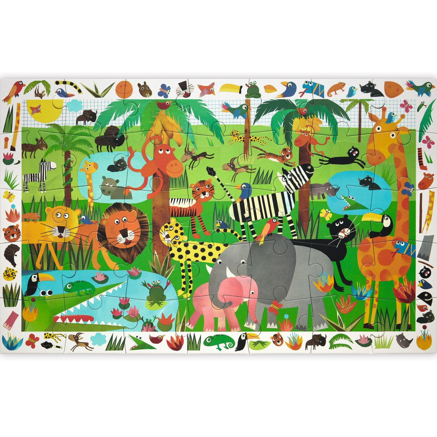 Djeco observatie puzzel Jungle +3jr 35st