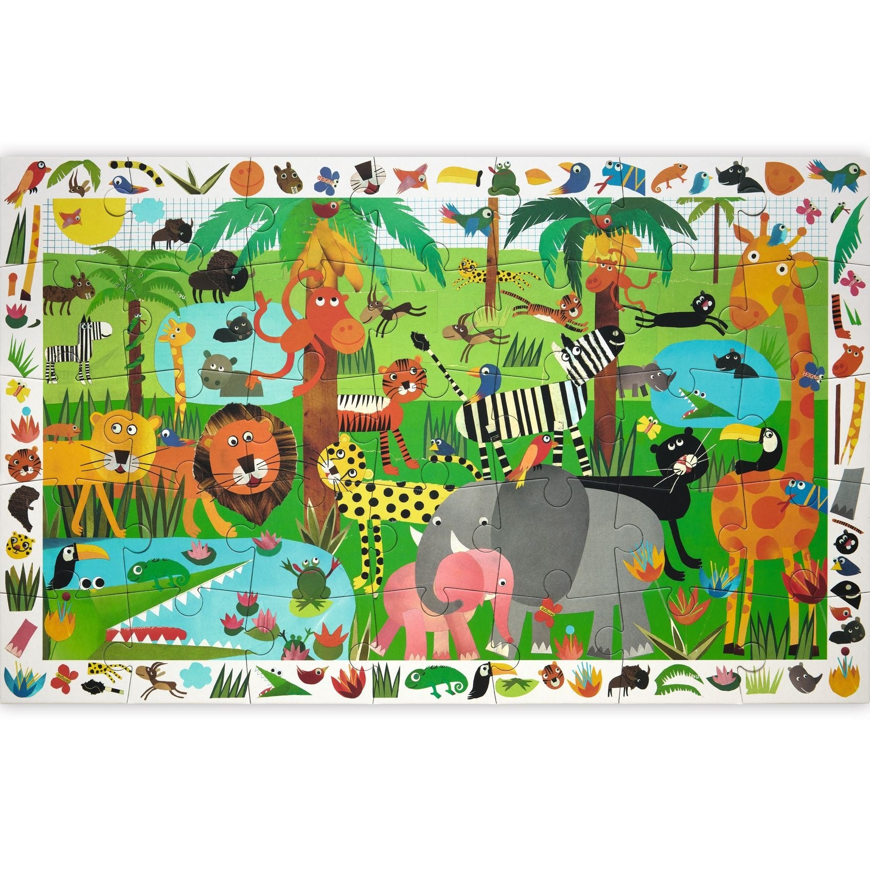 Djeco observatie puzzel Jungle +3jr 35st