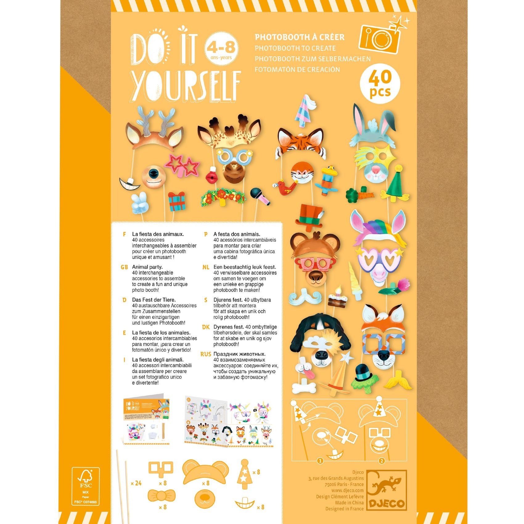 Djeco | Do It Yourself Animal Party