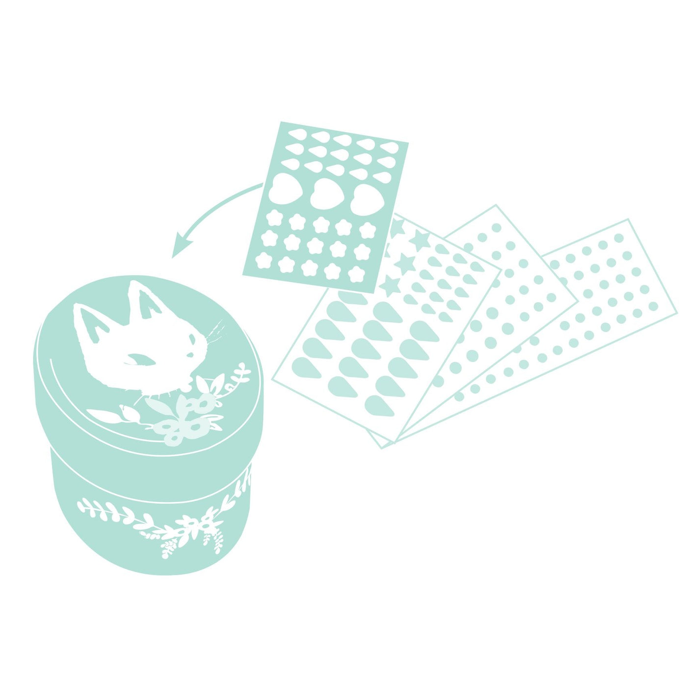 Djeco | Do It Yourself - 5 Mini-doosjes Om Te Versieren