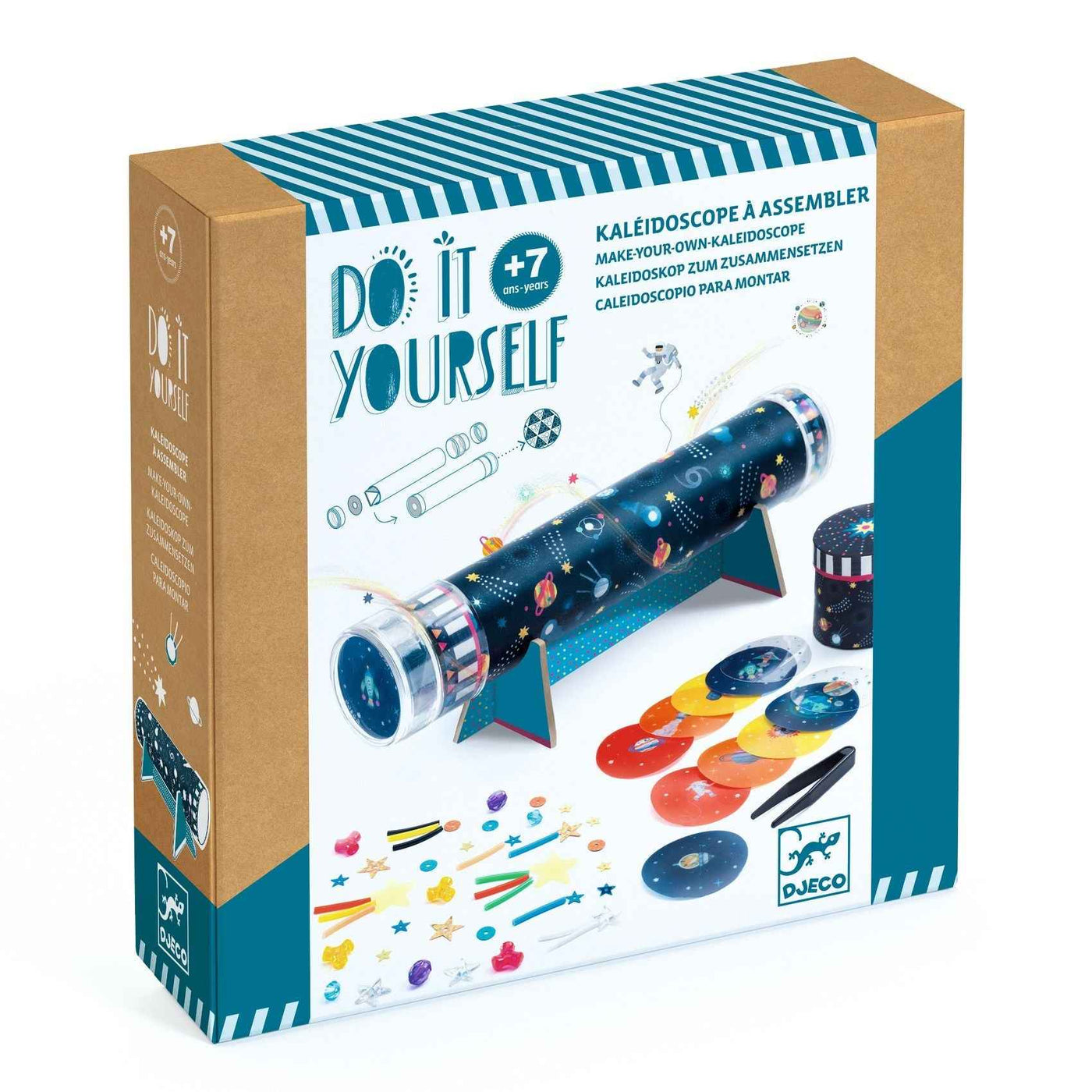 Djeco Make-Your-Own Kaleidoscope Craft Kit (Universe)