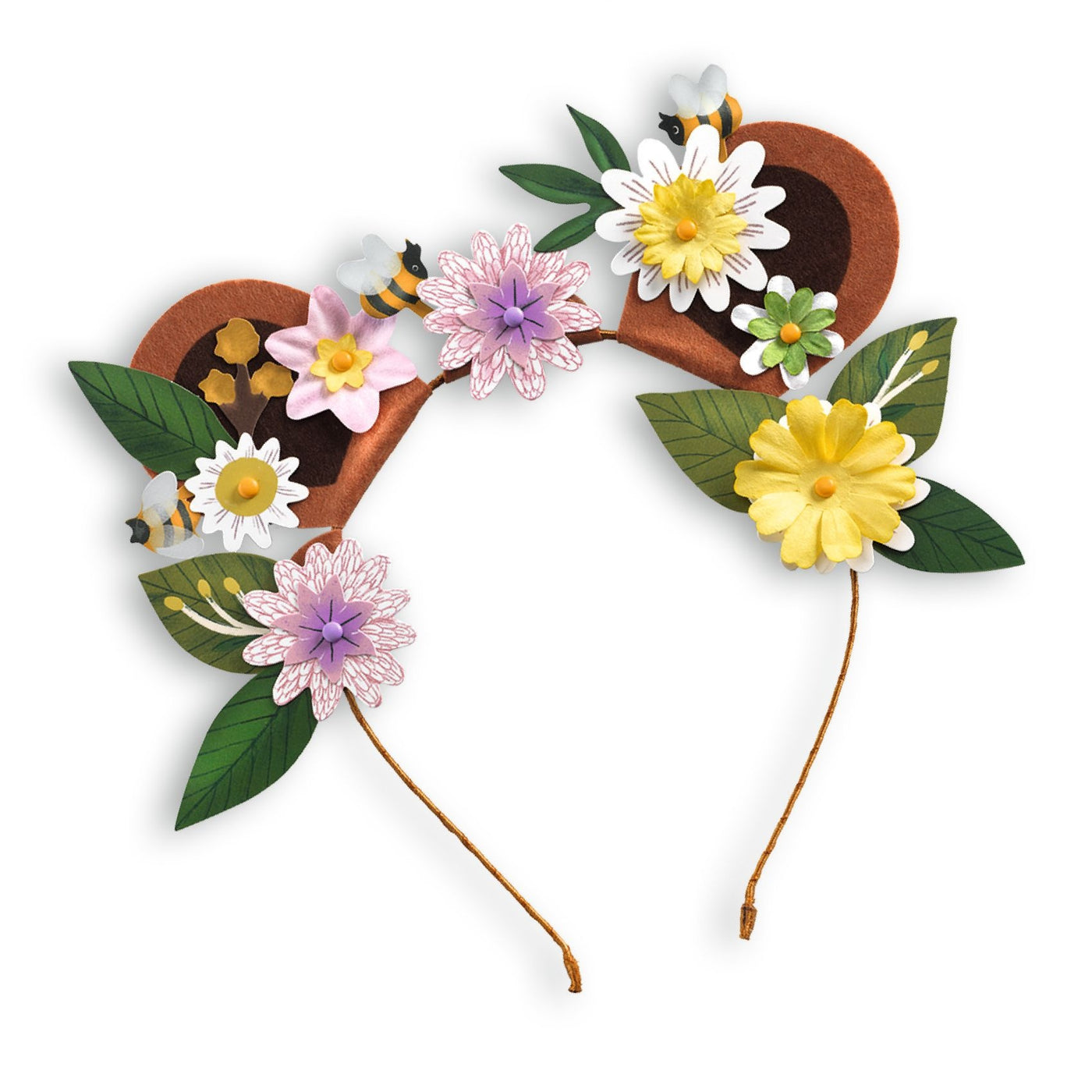 Djeco | Do It Yourself 3 Hoofdbanden Om Te Maken  Flower Friends