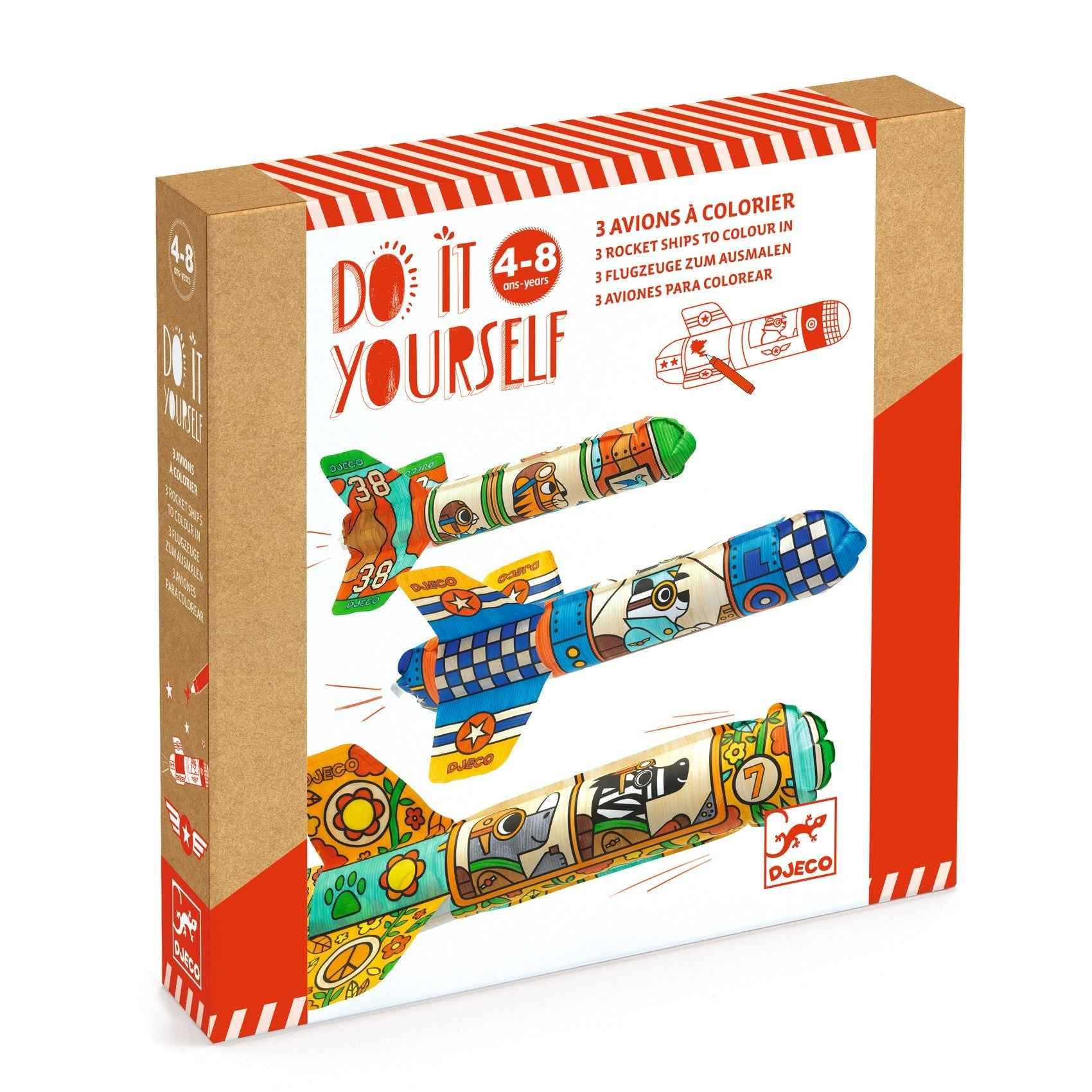 Djeco rocket-making craft kit ages 4+