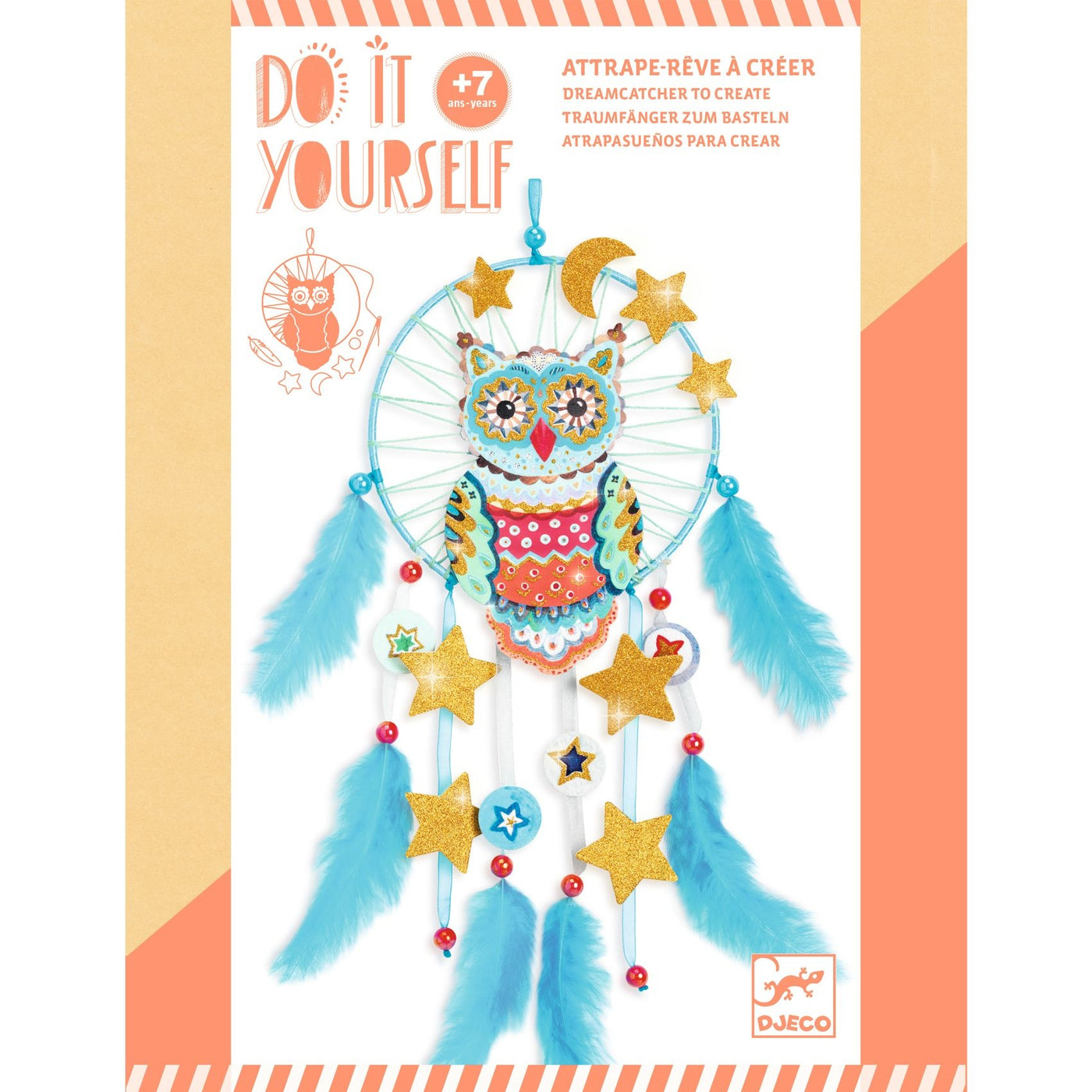 Djeco | Do It Yourself Dromenvanger Maken Golden Owl