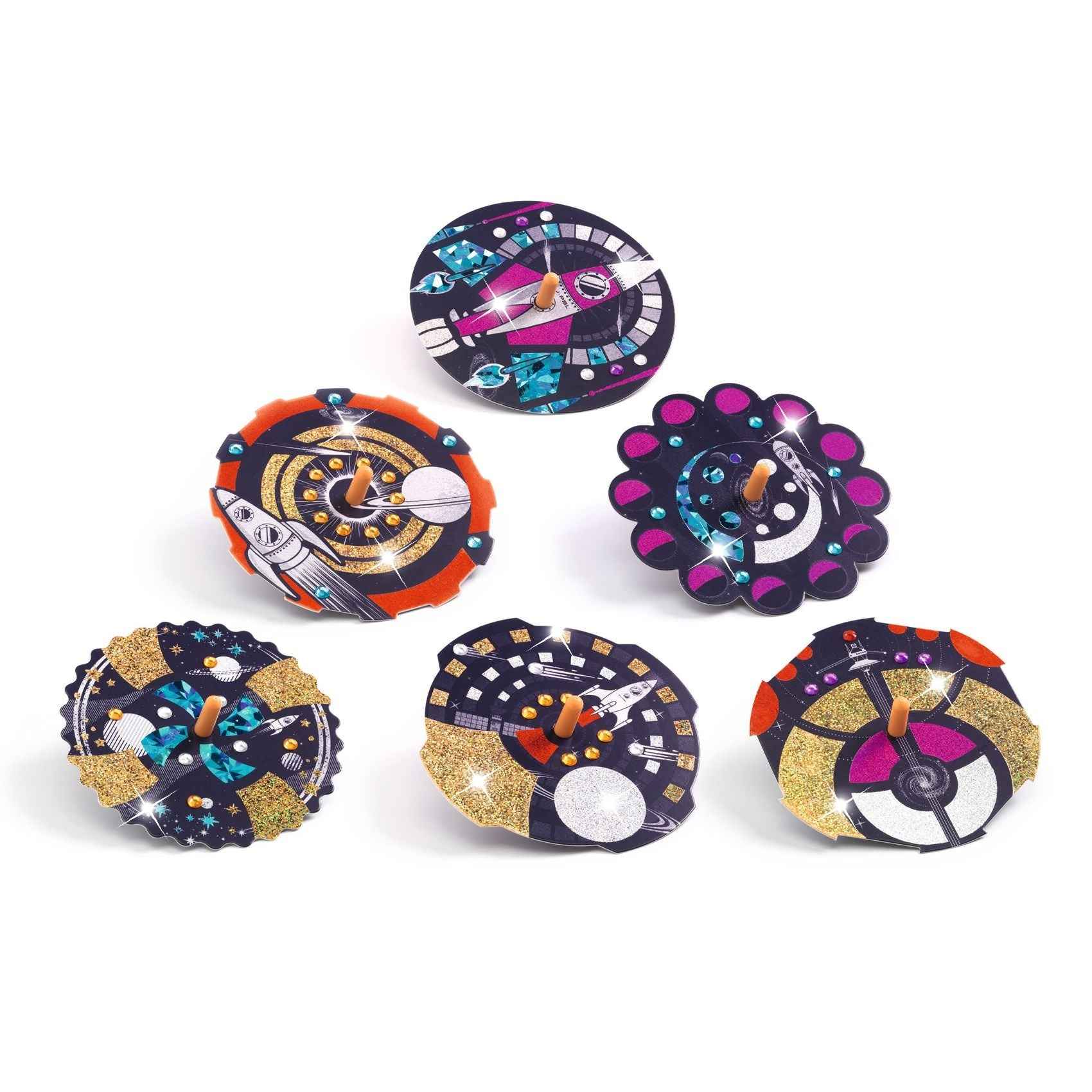 Djeco | Do It Yourself 2 Tollen En 12 Schijven Om Te Metalliseren Hypnotiserende Kosmos