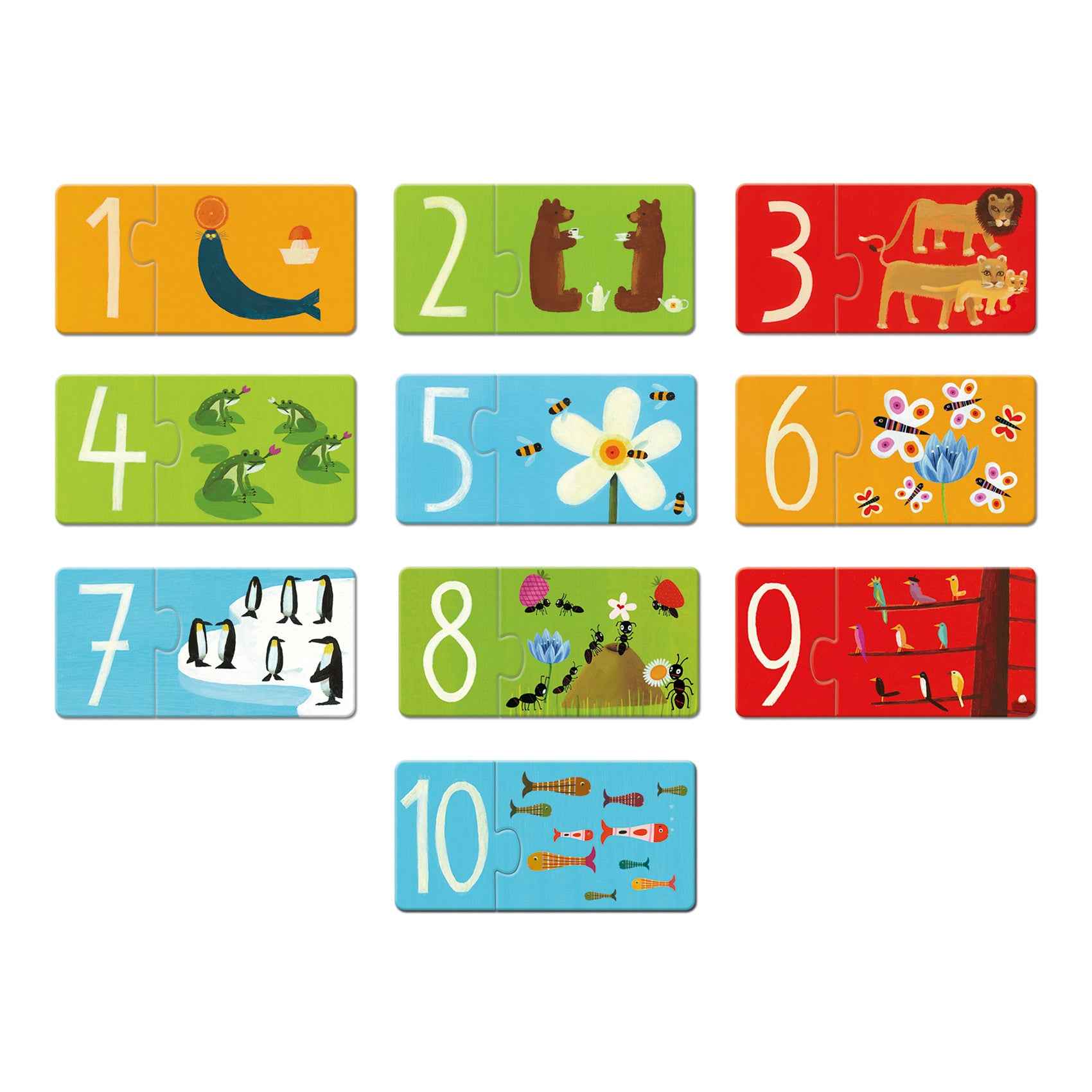 Djeco Duo Number Puzzles