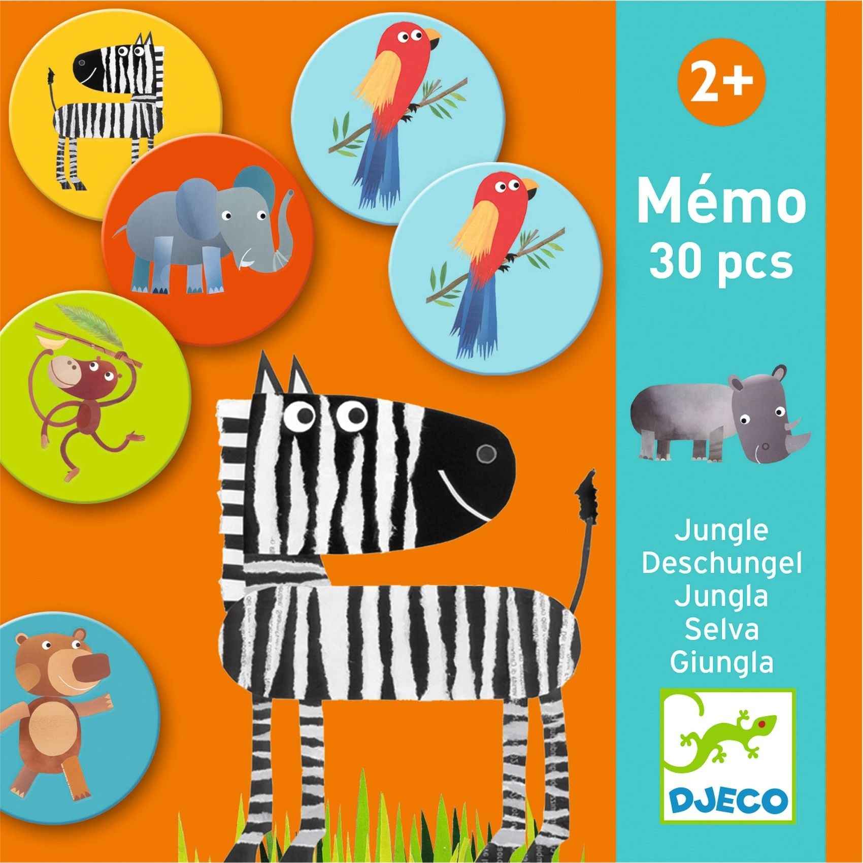 Djeco Jungle Memory Game for Ages 3+
