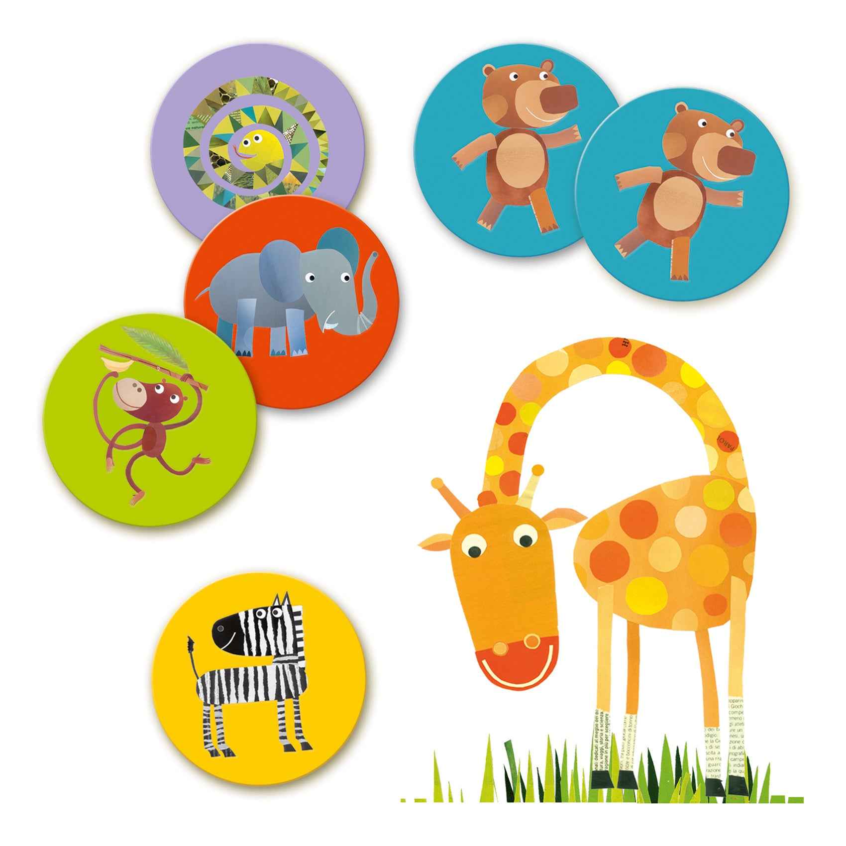 Djeco Jungle Memory Game +3jr