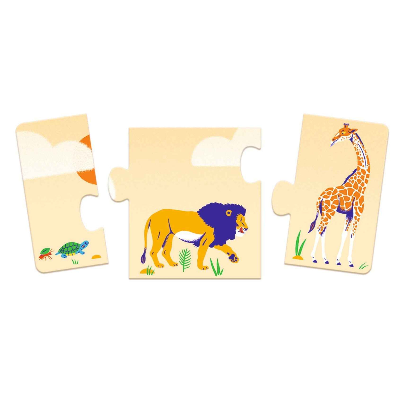 Djeco | Small and Large Puzzle - 10 Pieces