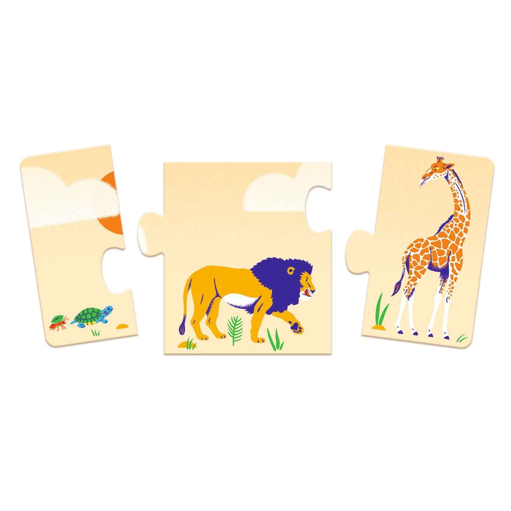 Djeco | Small and Large Puzzle - 10 Pieces