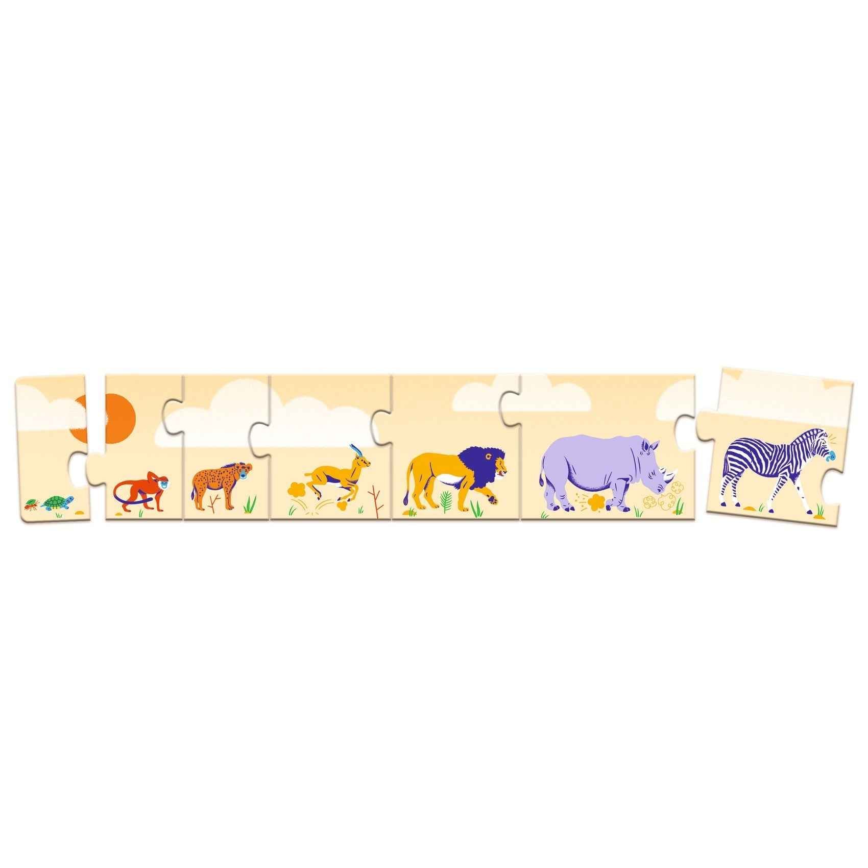 Djeco | Small and Large Puzzle - 10 Pieces
