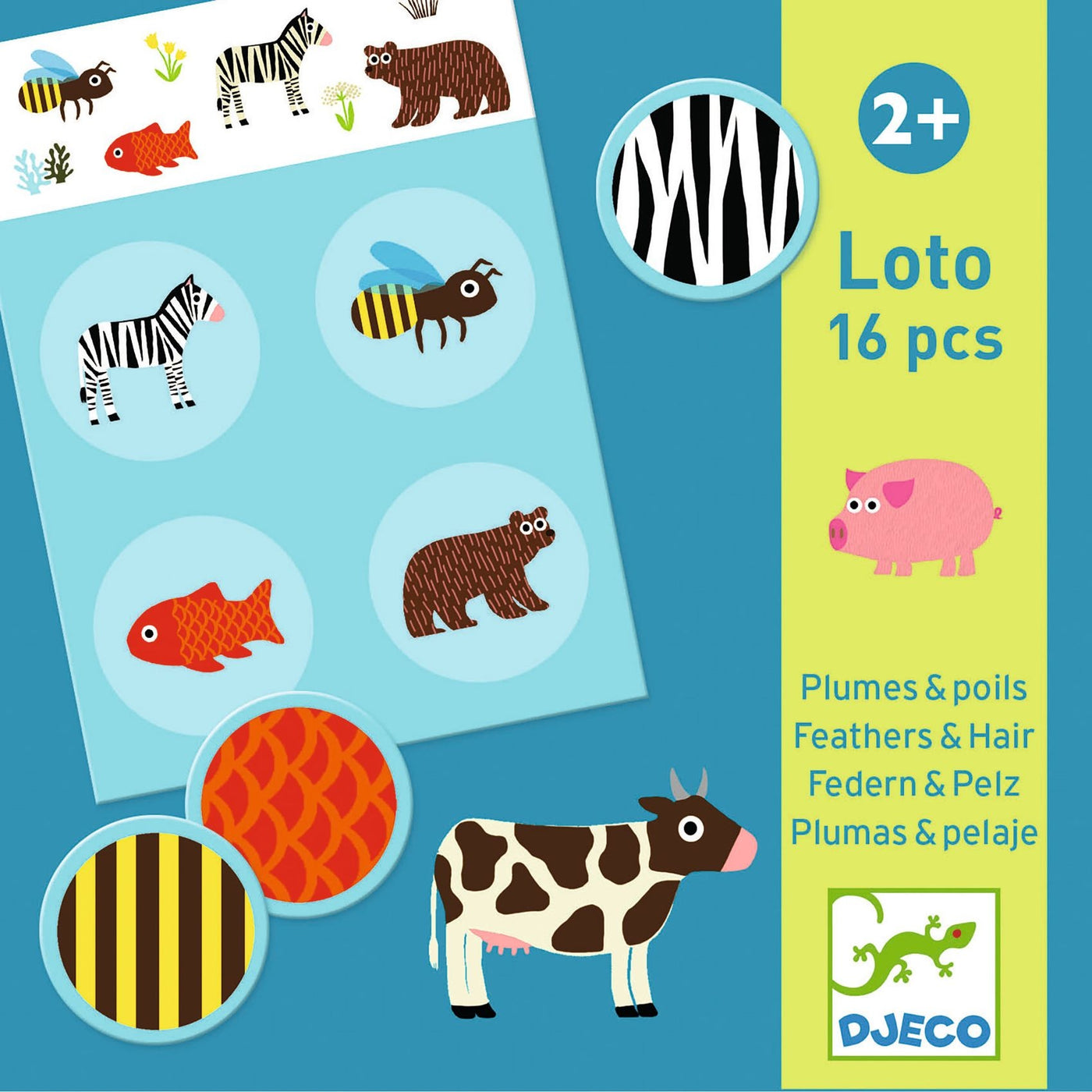 Djeco Bingo veren en vacht