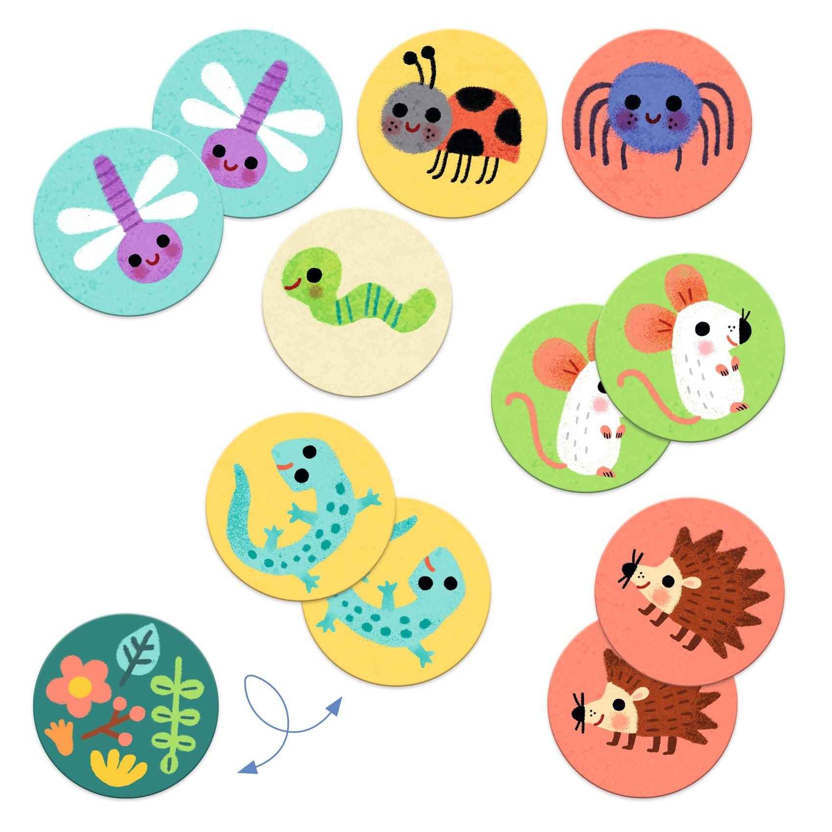 Djeco memory small animals +3 years
