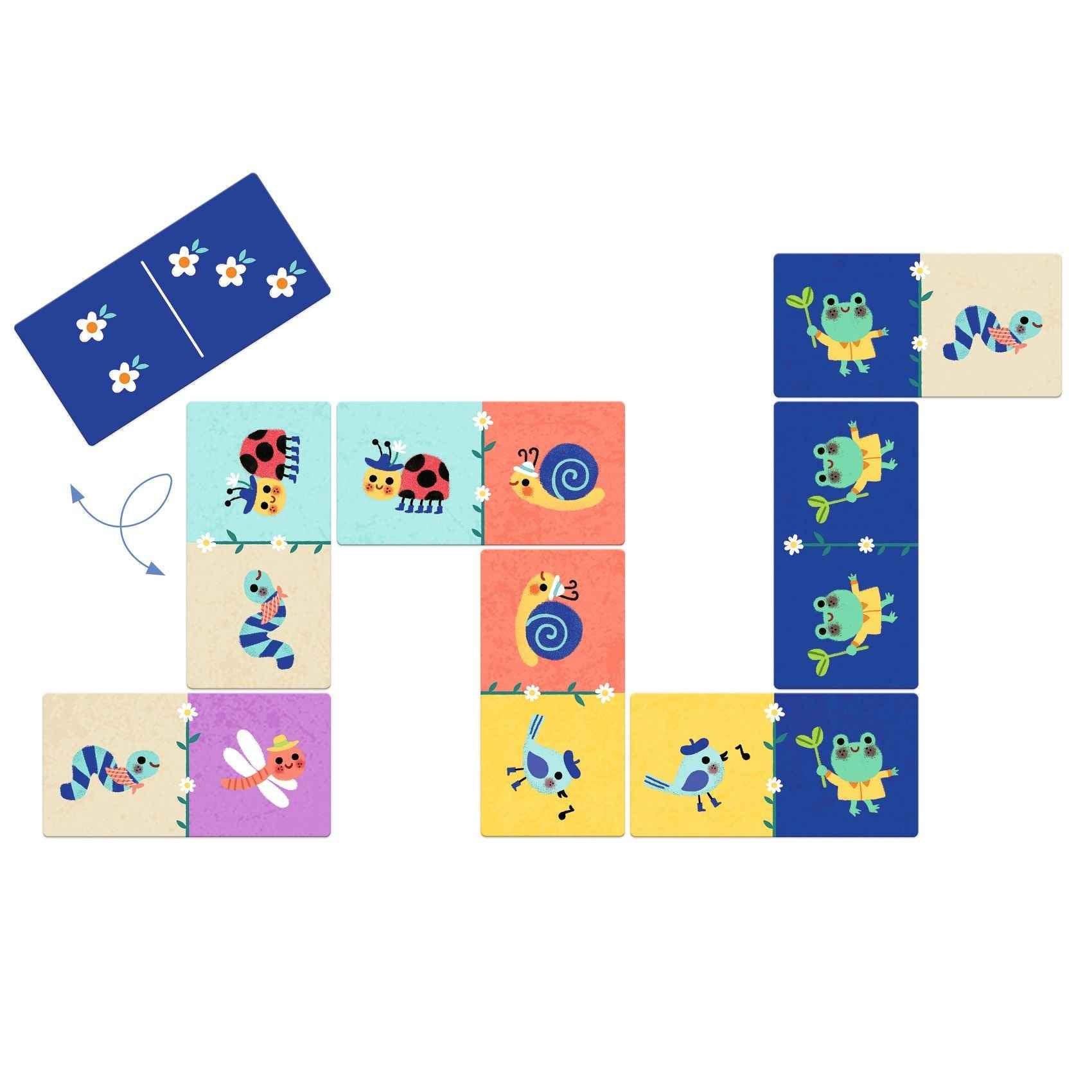 Djeco Domino kleine dieren +3jr