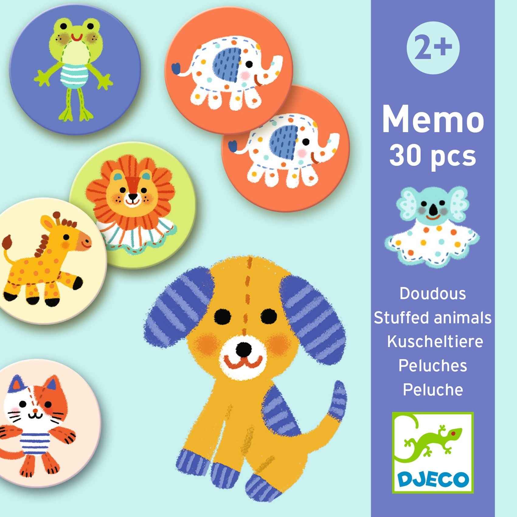 Djeco Memo Stuffed Animals