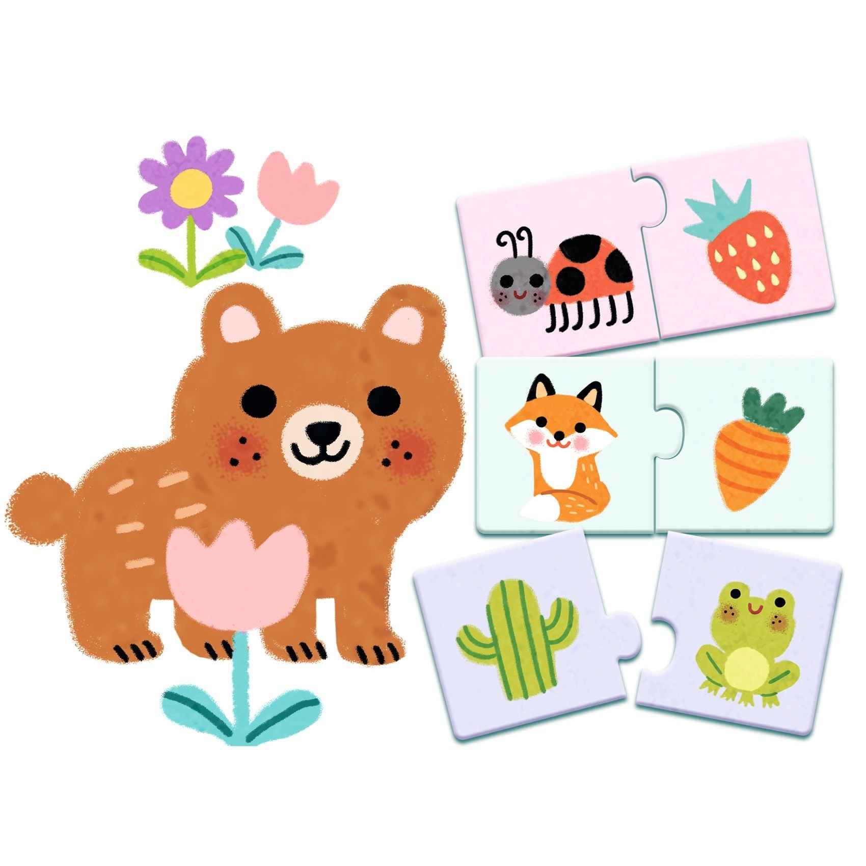 Djeco | Duo-Puzzel Kleuren
