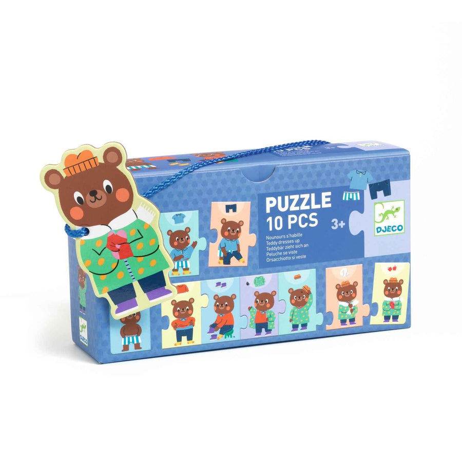 Djeco | Puzzel Nounours Kleedt Zich Aan 10 Stuks