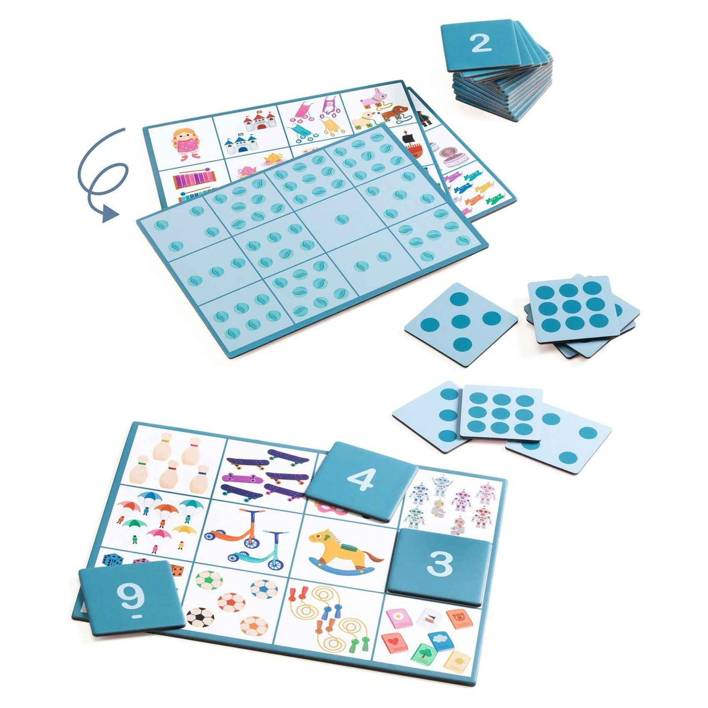 Djeco | Numero Bingo 4 lottospellen